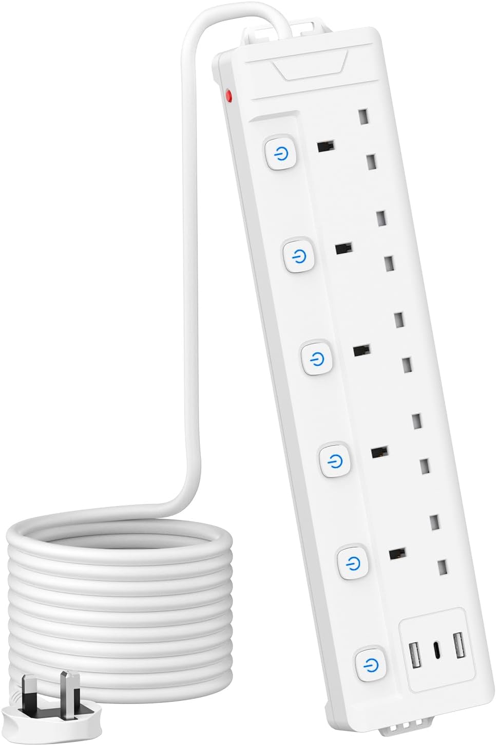 Detalle de 3M 5 Gang Extension Lead with 3 USB, 3m ๐