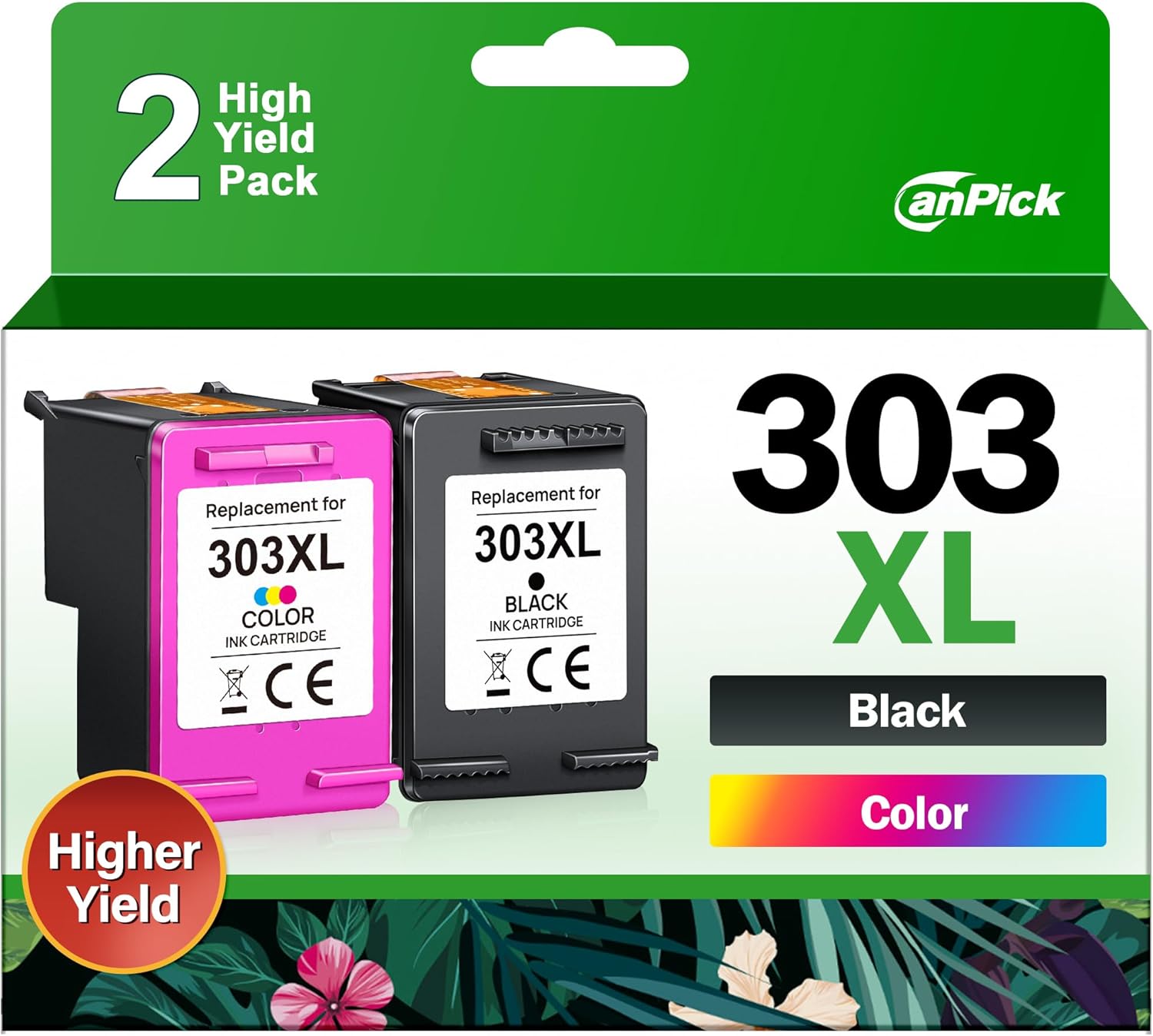 Detalle de CanPick 303 XL Druckerpatronen 2er-Pack 🖨