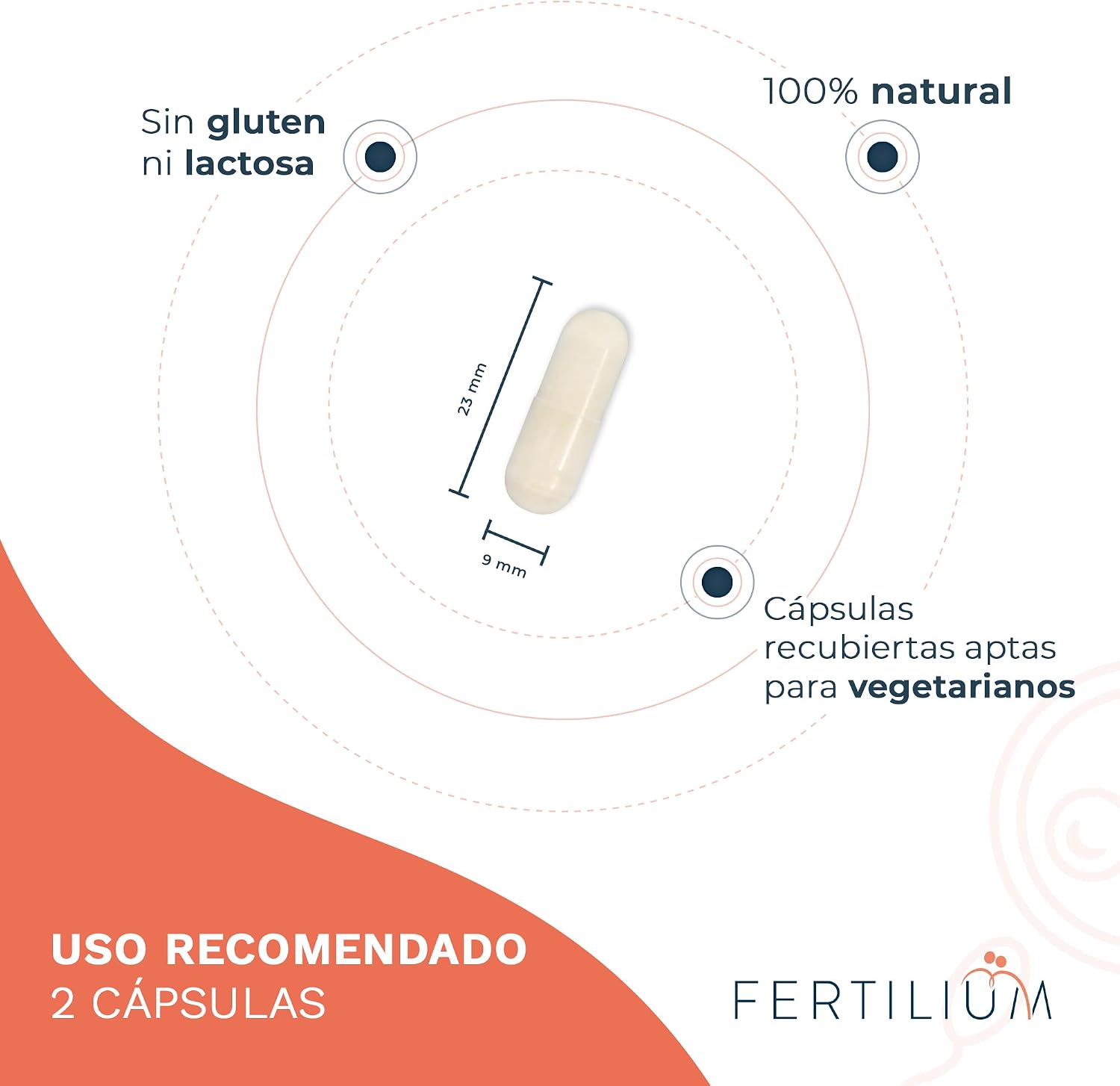 Thumbnail 5 de FERTILIUM Vitaminas prenatales 60 cápsulas