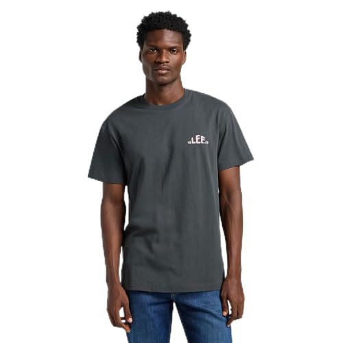 Detalle de Lee Regular Logo tee camiseta algodón 100% negro