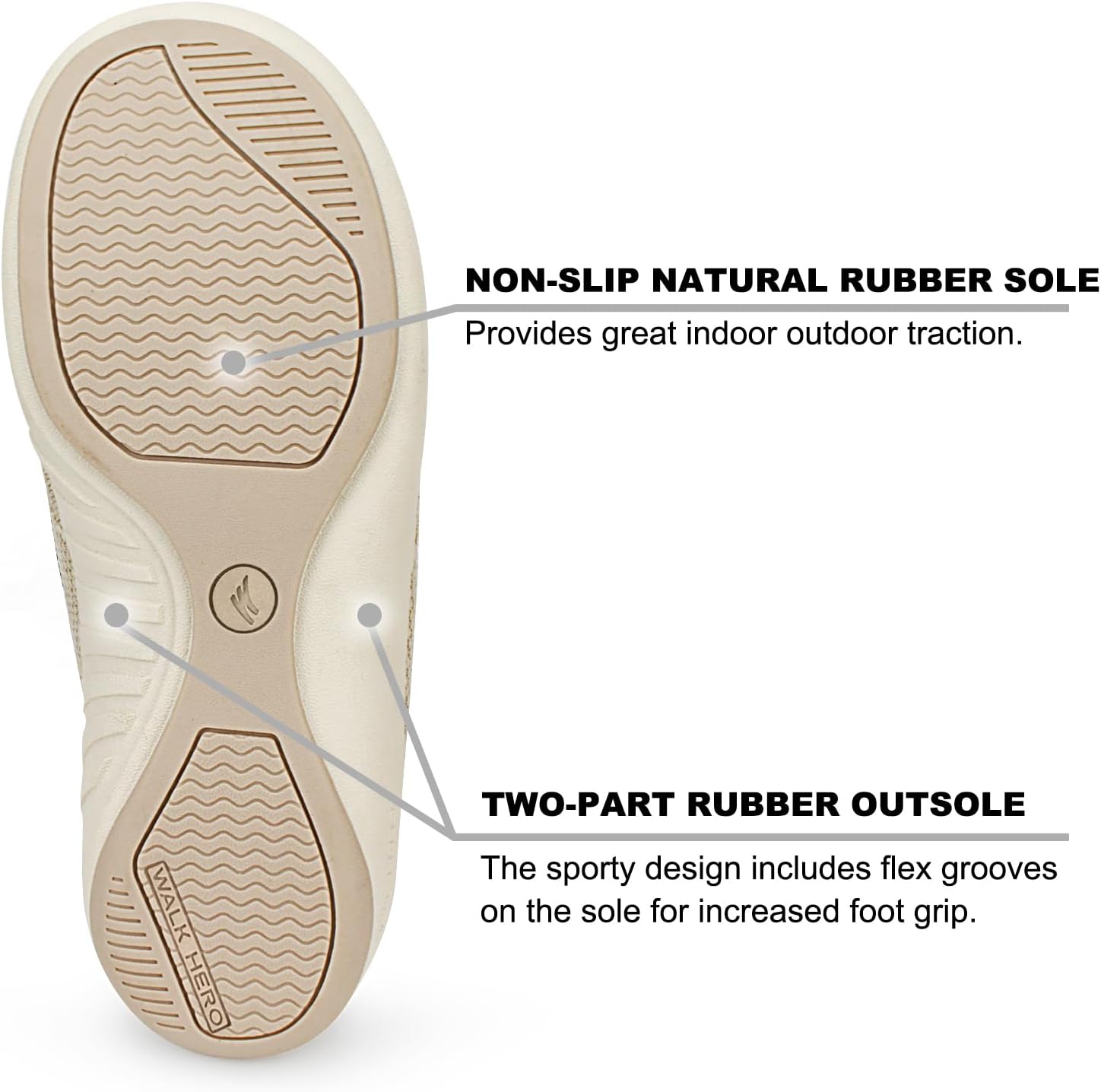 Thumbnail 2 de Men’s Arch Support Canvas Slippers with Velvet Lining and Anti-Skid Rubber Sole