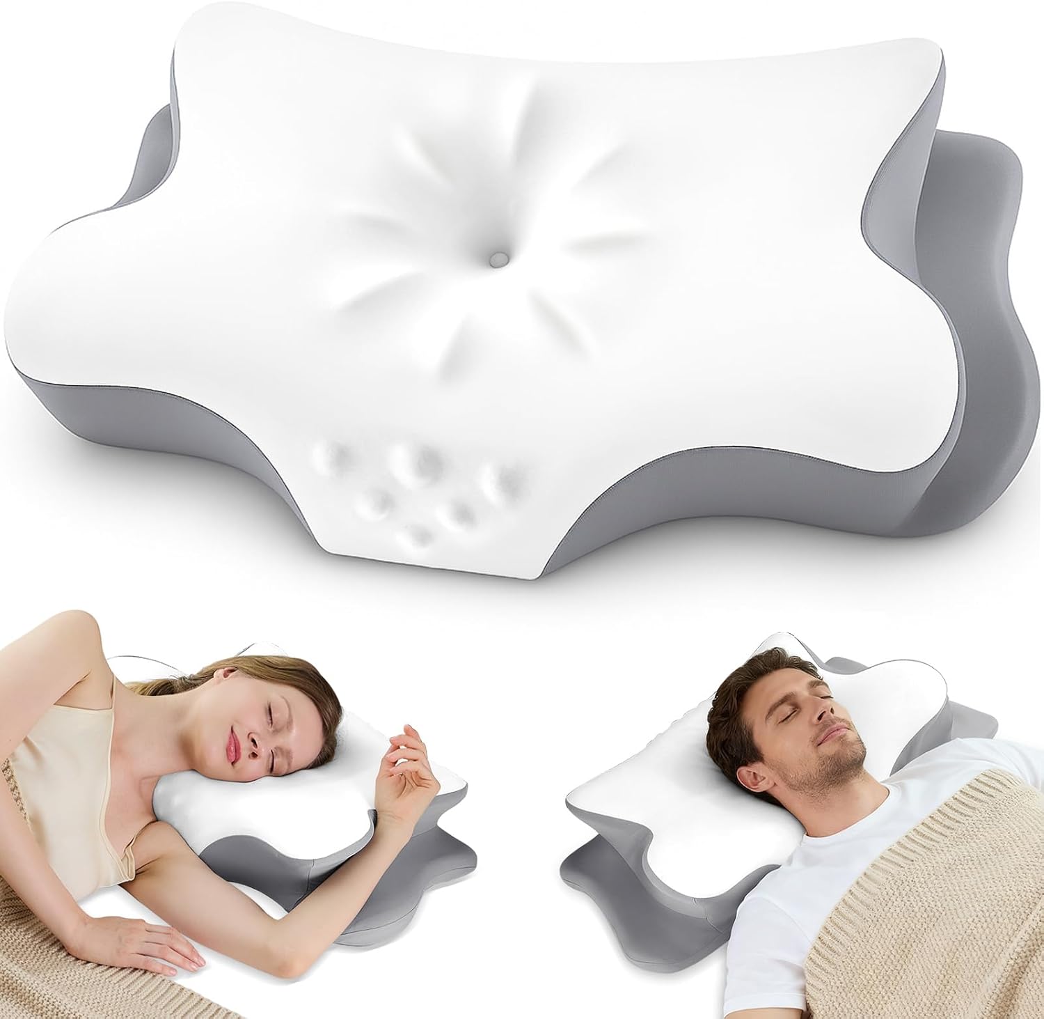 Cervical Neck Pillow 2 Heights