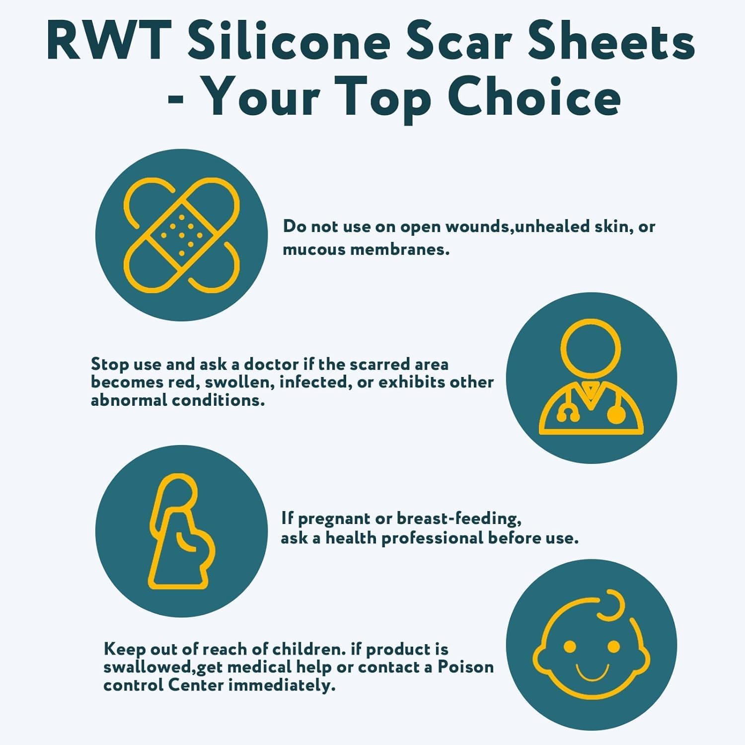 Thumbnail 6 de Silicone Scar Tape Roll, 120" x 1.6", Reusable and Washable