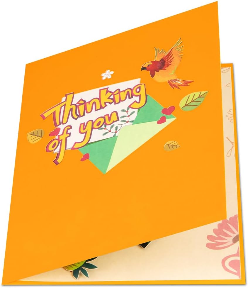 Thumbnail 6 de CNLITIHEKA Thinking Of You 3D-Popup-Karte zum Muttertag/Vatertag mit Umschlag und Notizkarten