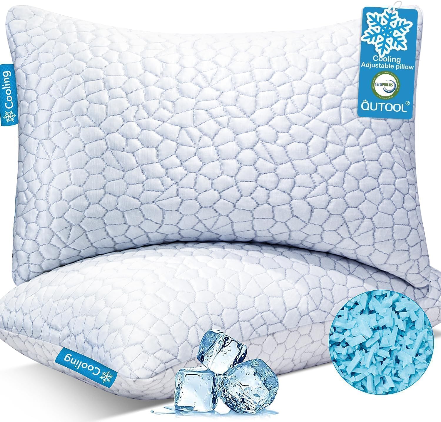 Detalle de QUTOOL Cooling Pillow 2 Pack