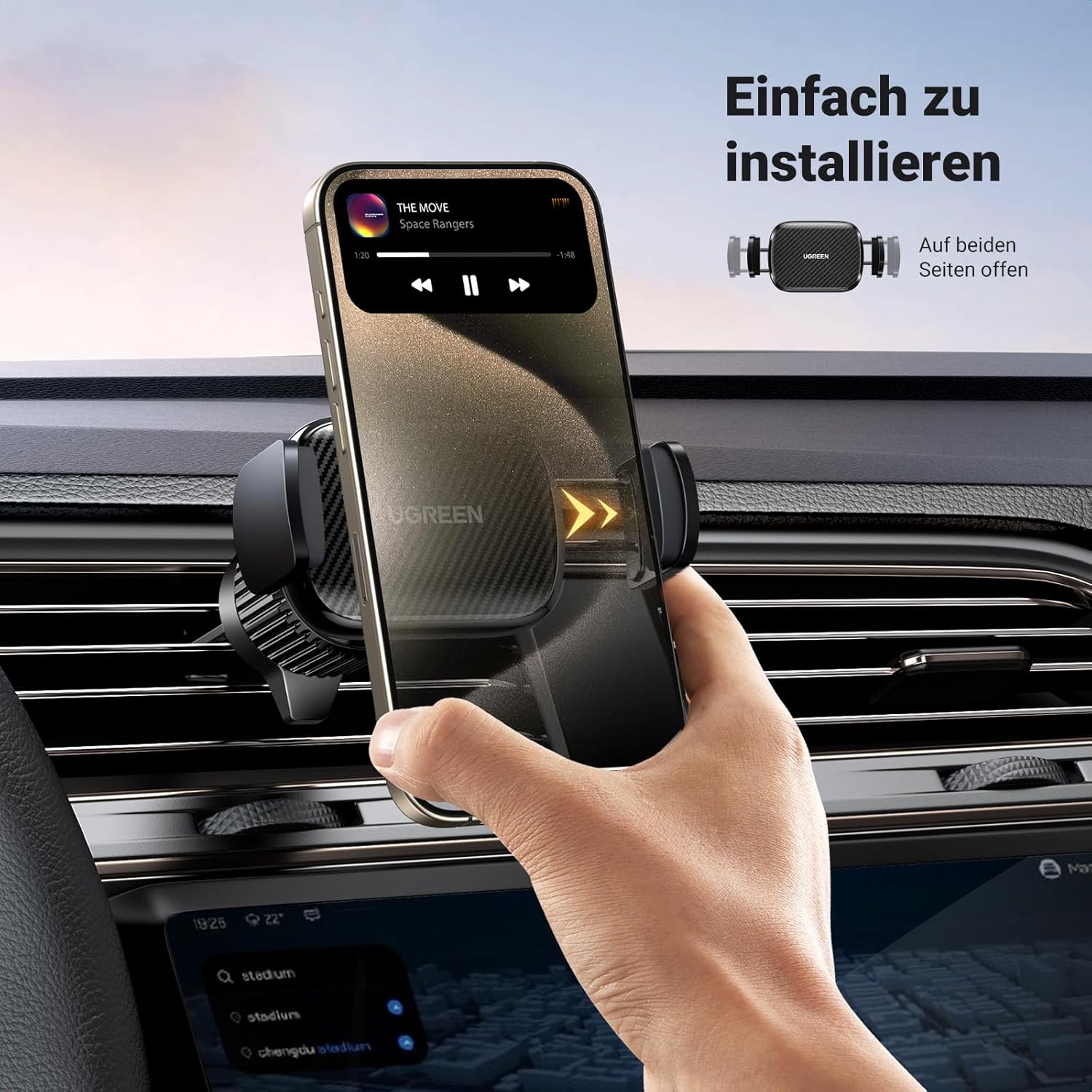 Thumbnail 1 de UGREEN Handyhalterung Auto 360° für Lüftung