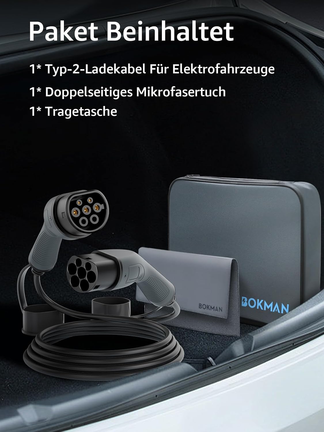 Thumbnail 6 de bokman Typ 2 Ladekabel 5 m 🔌