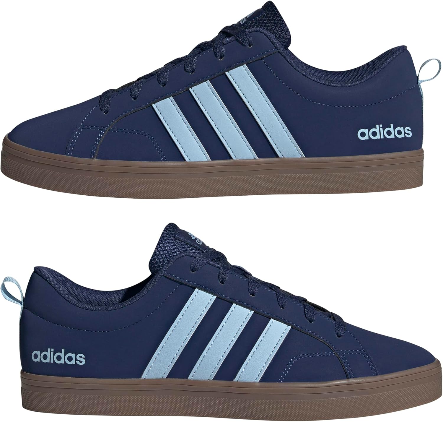 Detalle 2 de adidas VS Pace 2.0 Zapatillas para hombre Dark Blue/Clear Sky/GUM5 (horma clásica y cierre de cordones) - 45 1/3 EU