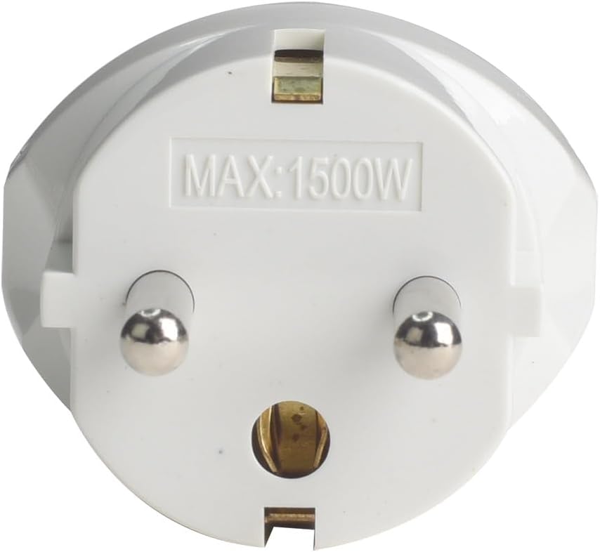 Thumbnail 1 de Adattatore Schuko 16A a presa bipasso Italia 10A/16A (2P+T) - Bianco, 250V, 1500W