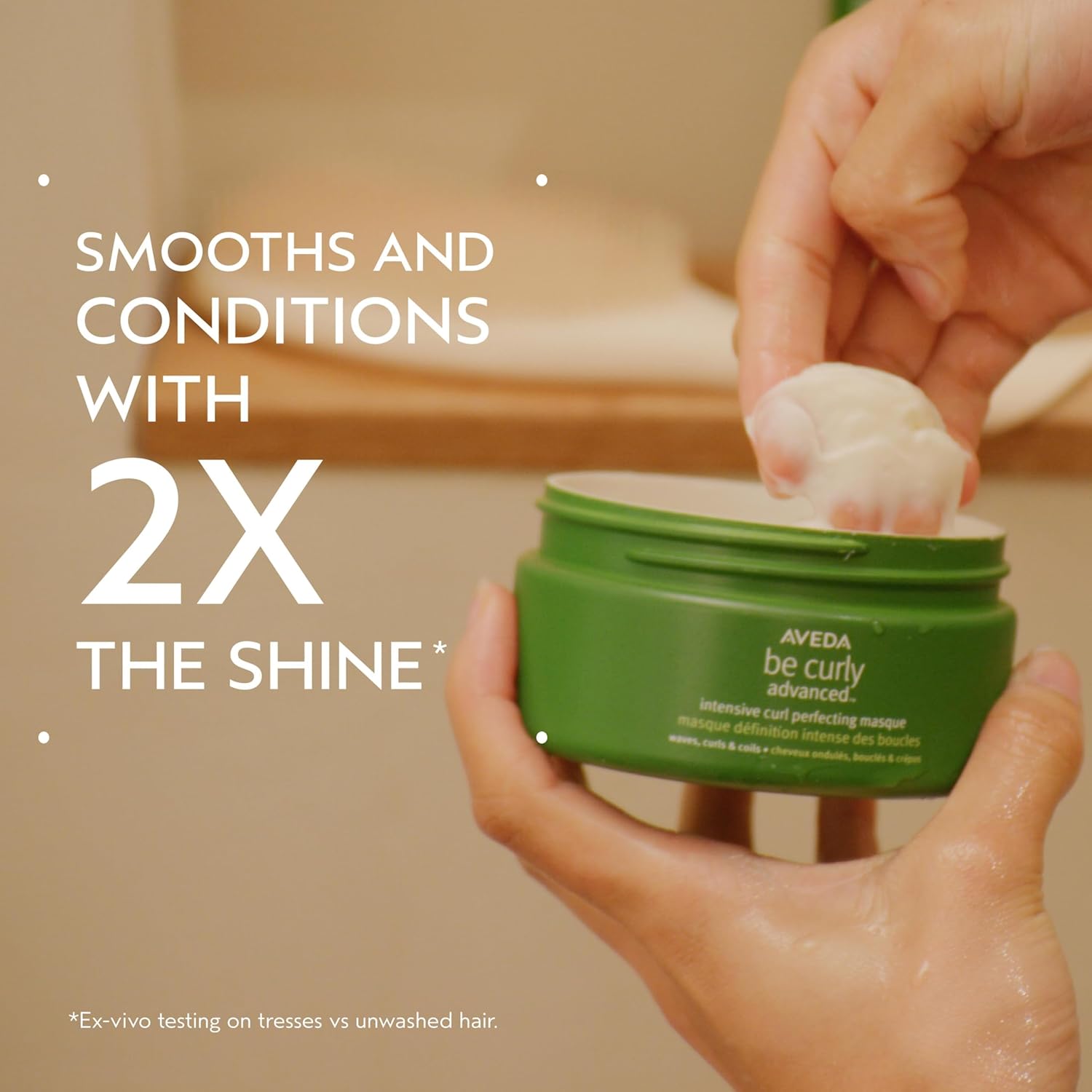 Detalle de Aveda Be Curly Advanced Intensive Curl Perfecting Masque