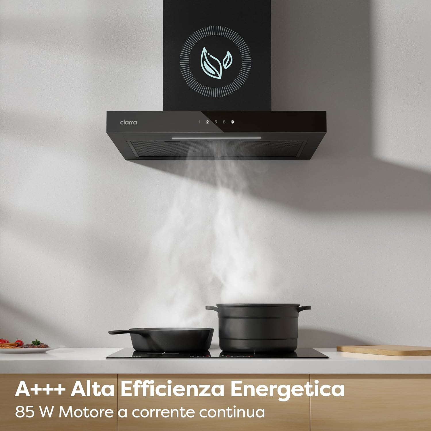 Detalle 2 de CIARRA CBCB6102 cappa aspirante 60 cm Classe A+++