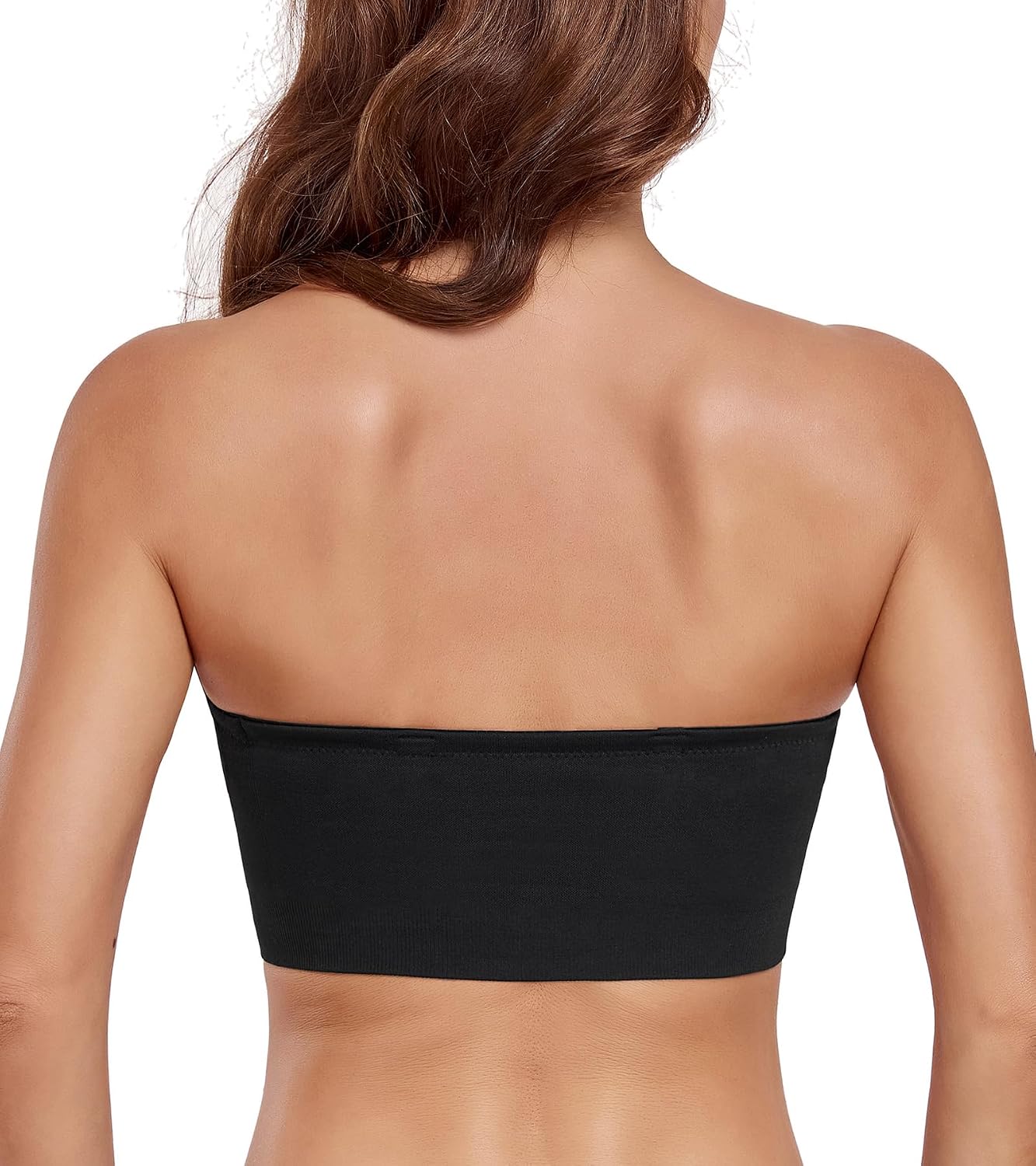 Detalle de Lemorosy Women's Strapless Padded Wirefree Seamless Bandeau Tube Bra