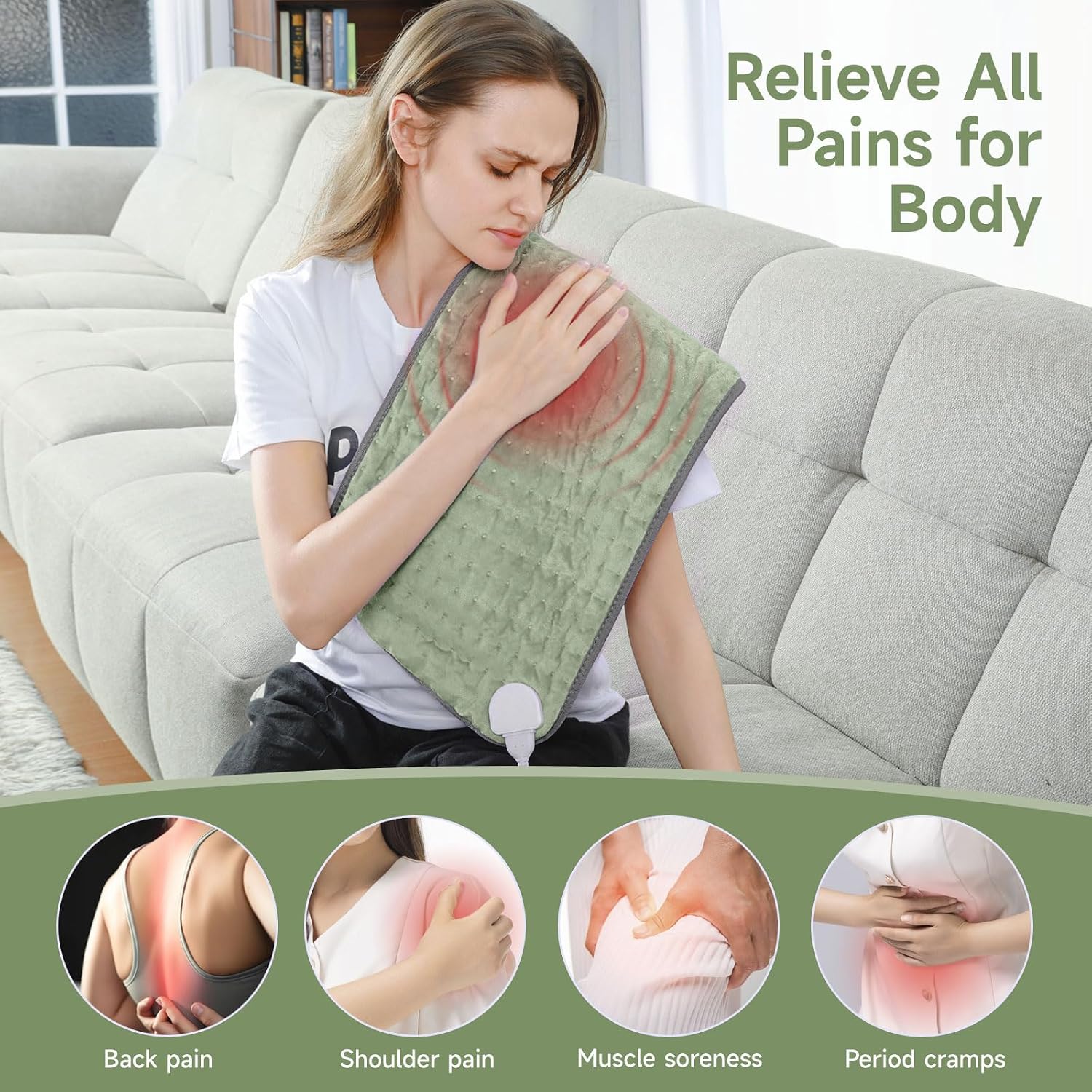 Detalle de Heating pad, 12 x 24 inches
