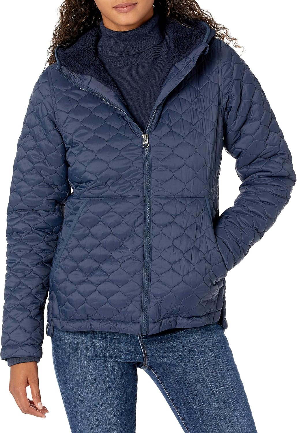 Thumbnail 6 de Amazon Essentials Women’s Lightweight Quilted Full-Zip Water-Resistant Sherpa-Lined Hooded Puffer Jacket