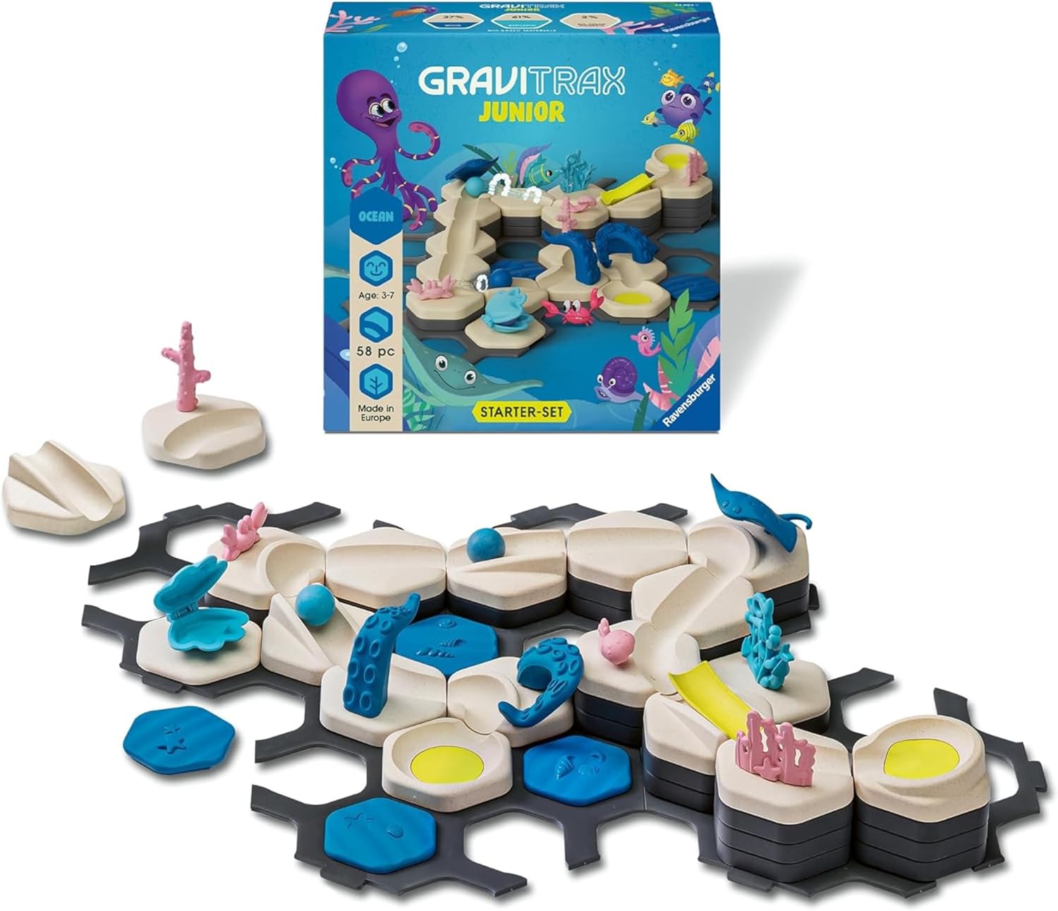 Thumbnail 4 de Ravensburger Gravitrax Starter Junior Ocean 58 piezas