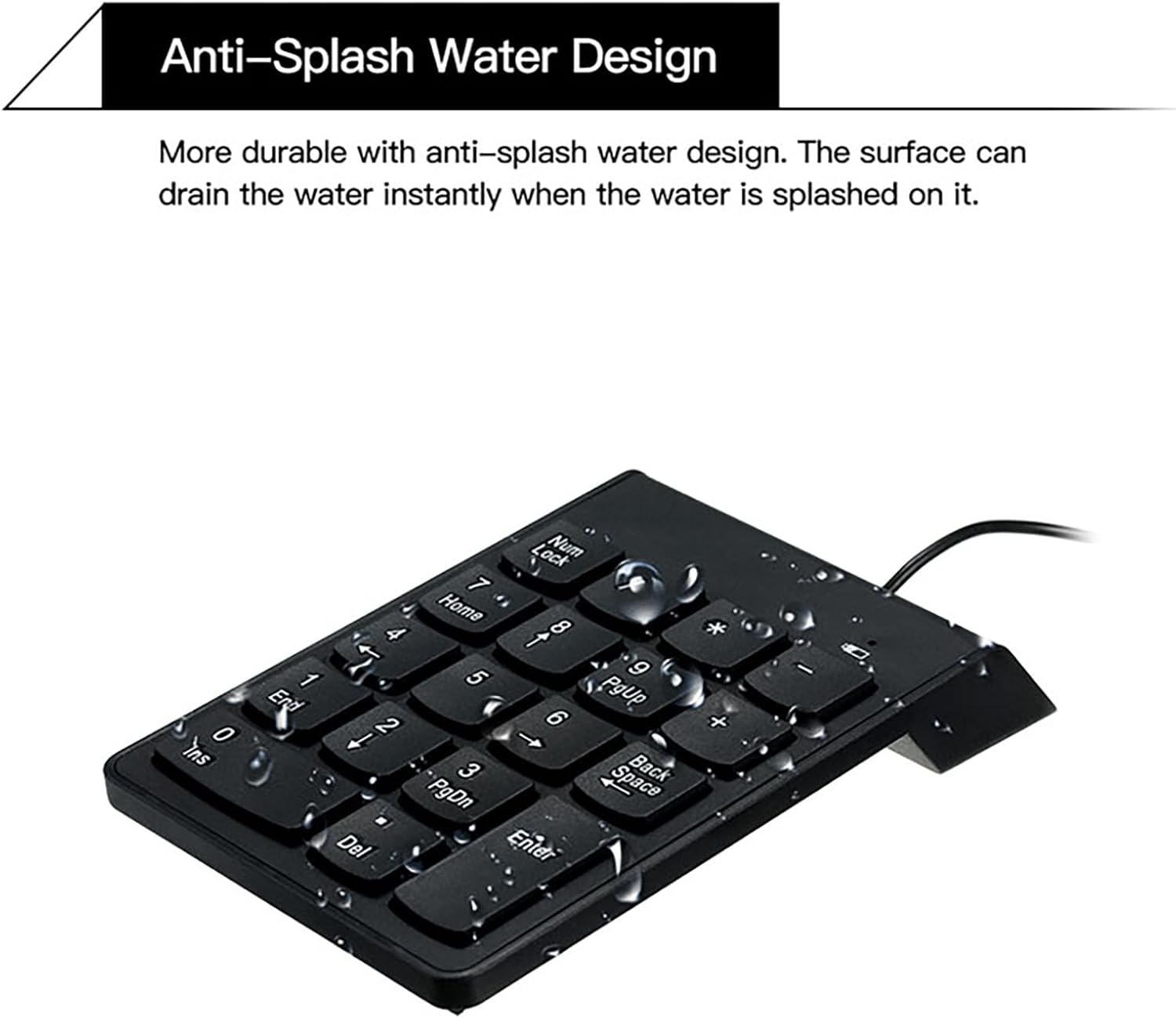 Thumbnail 4 de cimetech Numpad USB-18 Tasten – kompakter Ziffernblock für Laptop, Ultrabook, Netbook und Desktop