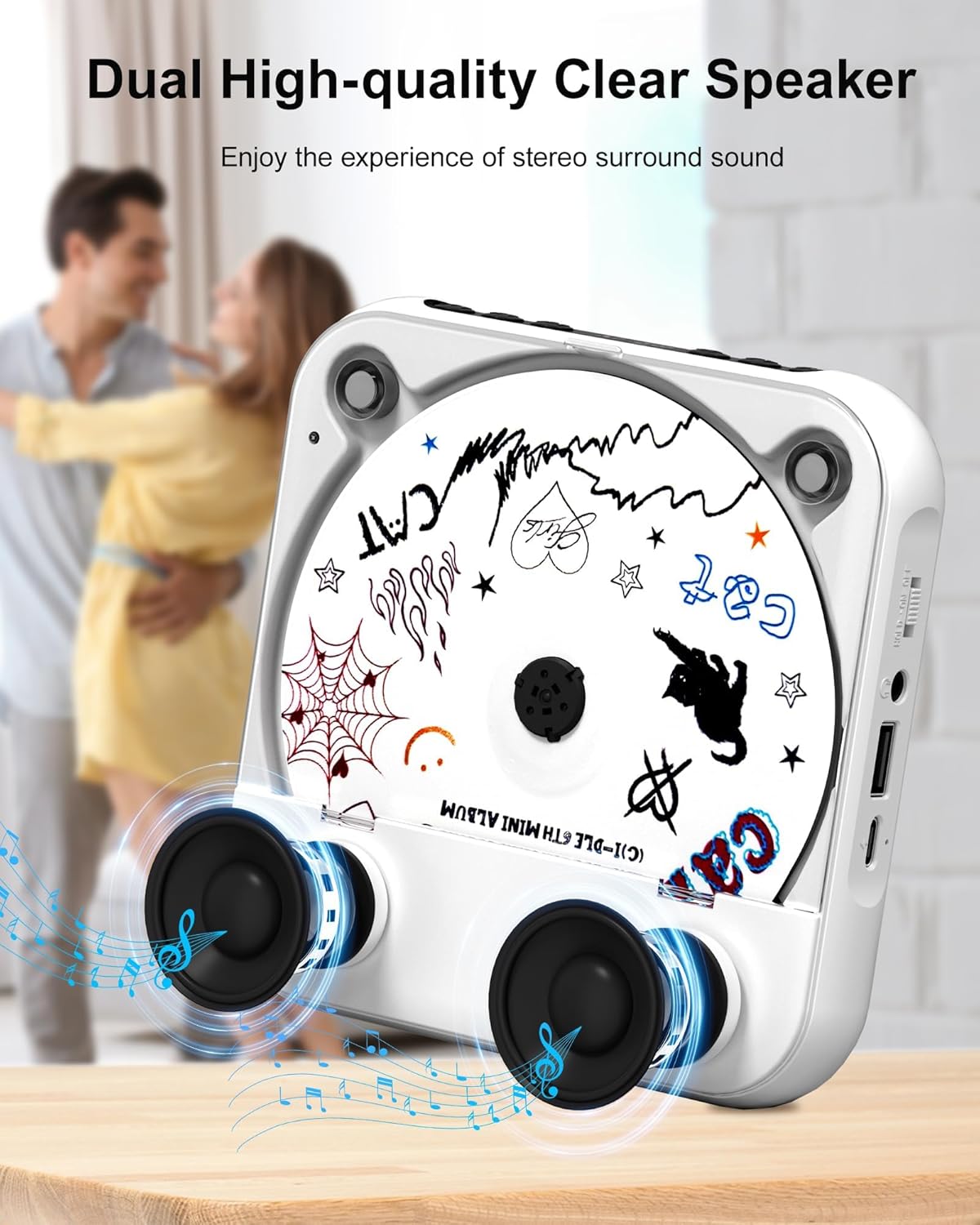 Thumbnail 3 de ENVYCLOUD CD Player Portable 6h