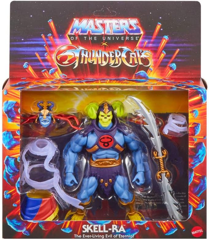 Thumbnail 5 de Figurine articulée Masters of the Universe X Cosmocats Skell-Ra 14 cm avec accessoires interchangeables (JFX01)