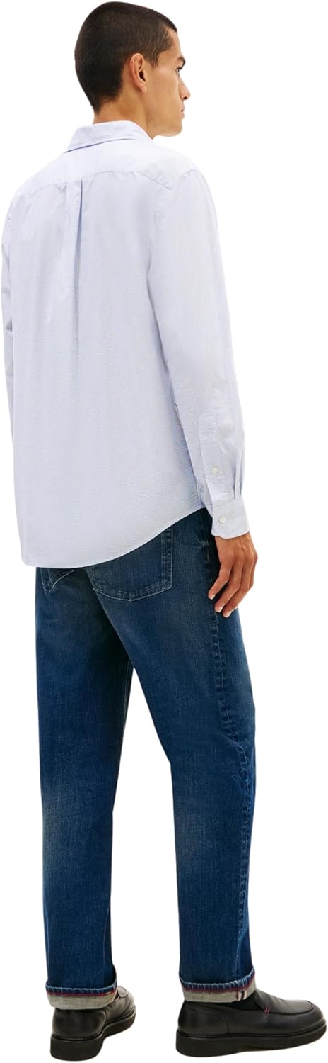 Thumbnail 1 de Tommy Hilfiger Men's Flex Poplin Fake Solid RF Shirt (MW0MW41711) – Long Sleeve, Pack of 1