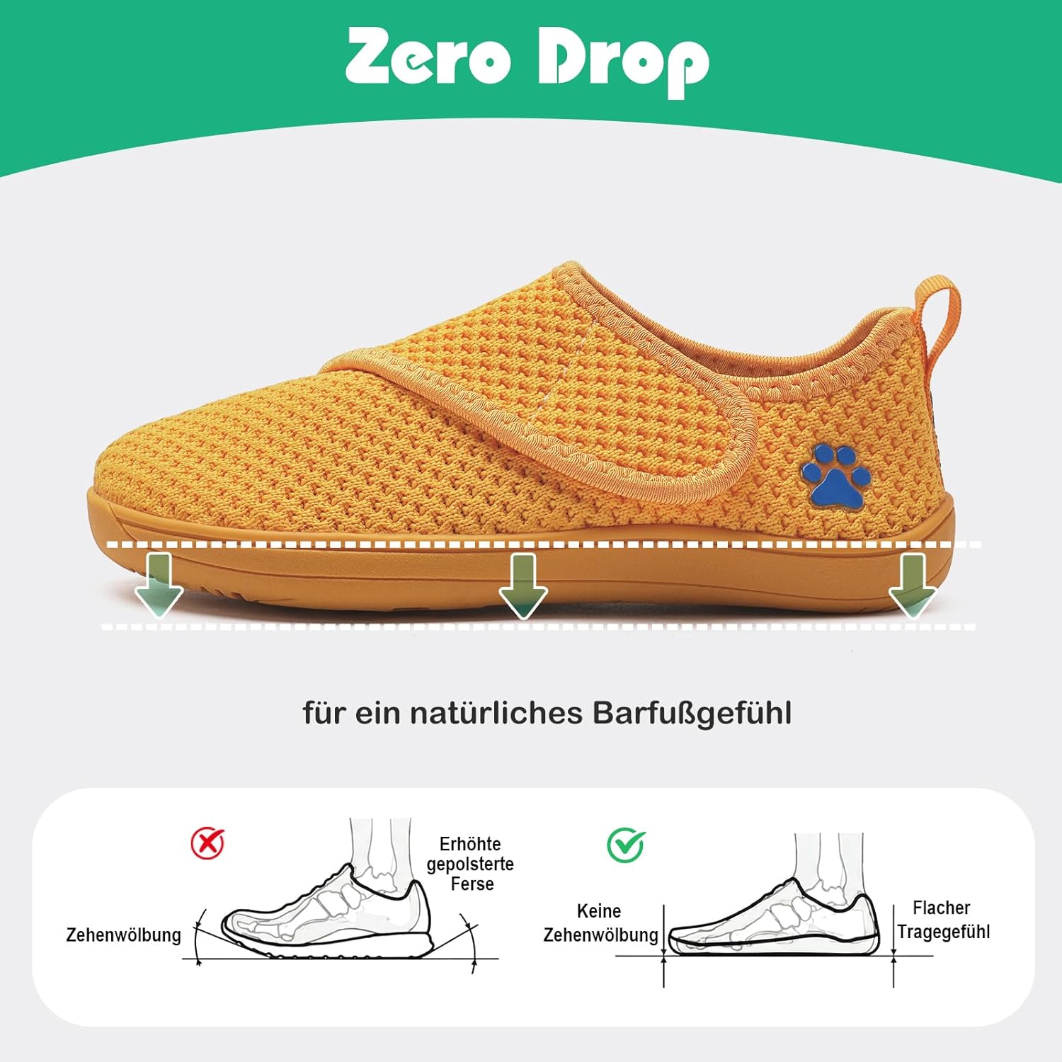 Detalle 1 de IceUnicorn Baby Barfußschuhe Breite fürs Laufen