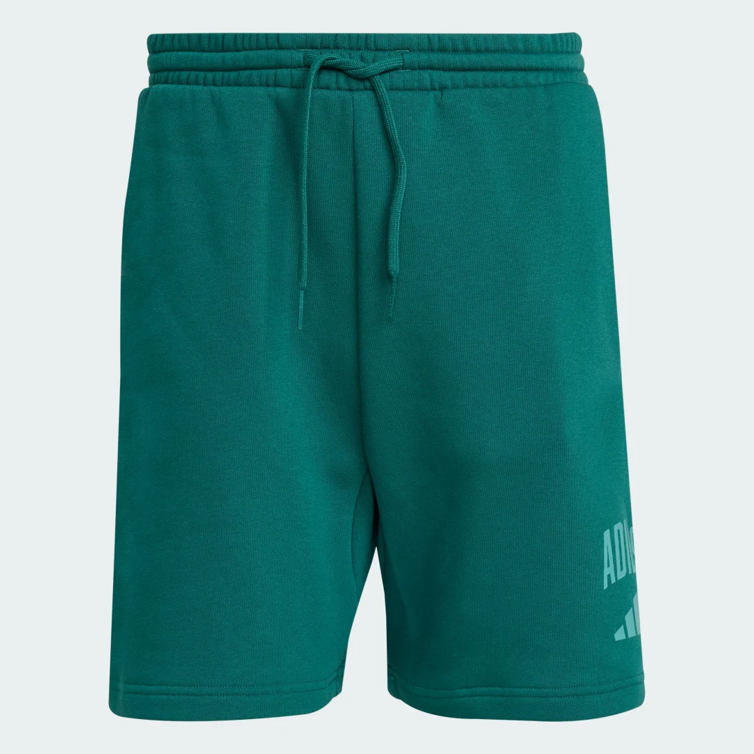 Thumbnail 3 de Pantalón corto universitario Adidas — verde, para campus y ocio