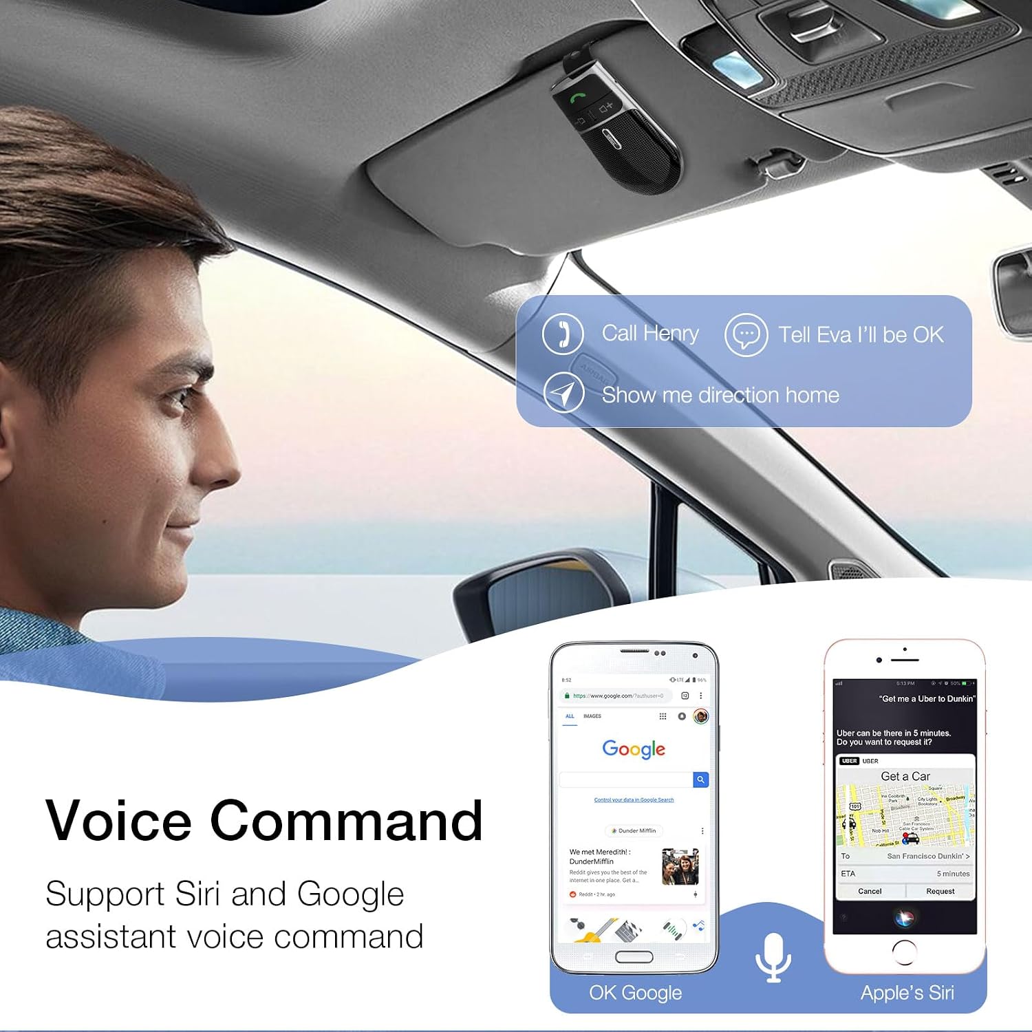 Thumbnail 2 de SUNITEC BC920SA hands‑free car speaker kit