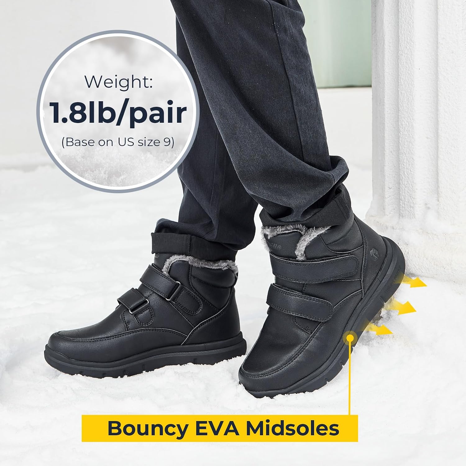 Thumbnail 5 de FitVille Mens Winter Snow Boots