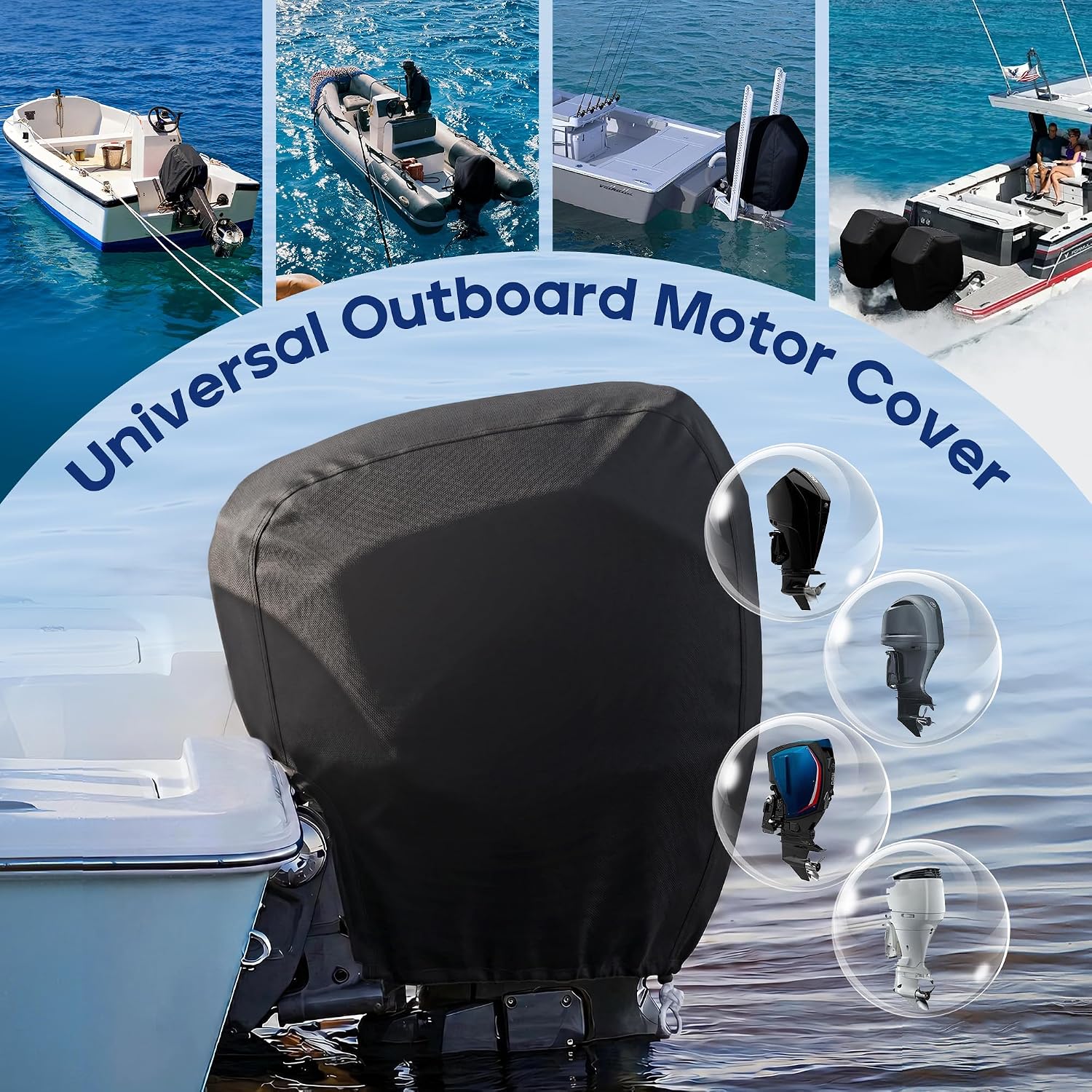 Thumbnail 4 de Outboard motor cover 60–100 HP