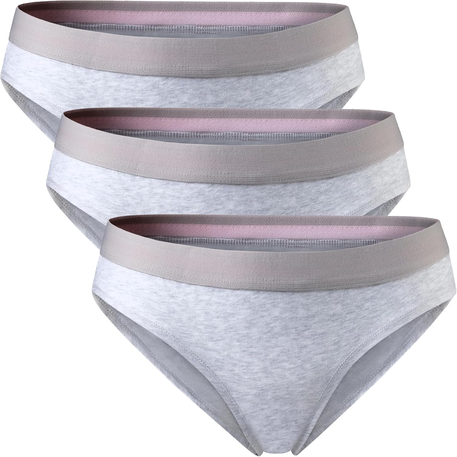 Detalle de DANISH ENDURANCE Braguitas bikini algodón orgánico 3 pack