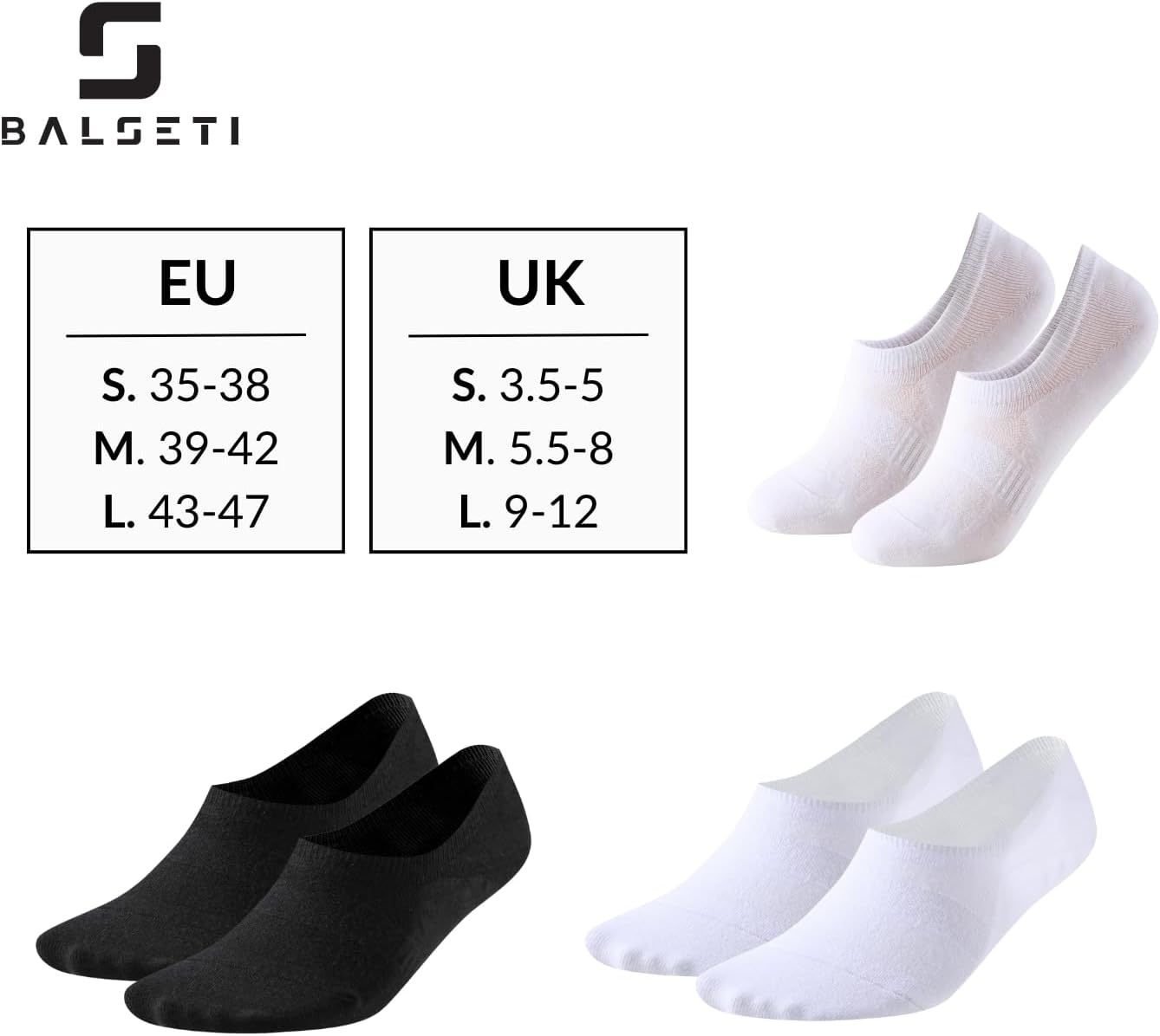 Thumbnail 5 de Balseti Calcetines Invisibles Pinkies Unisex 6 pares