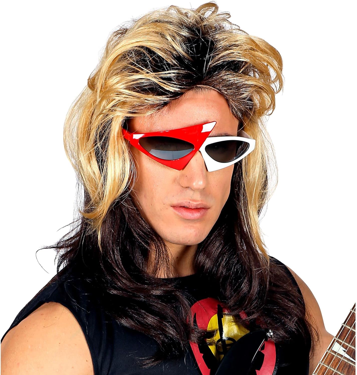 Thumbnail 2 de WIDMANN MILANO Party Fashion 04436 Perücke im 80er Jahre Rocker-Look (Party Fashion)