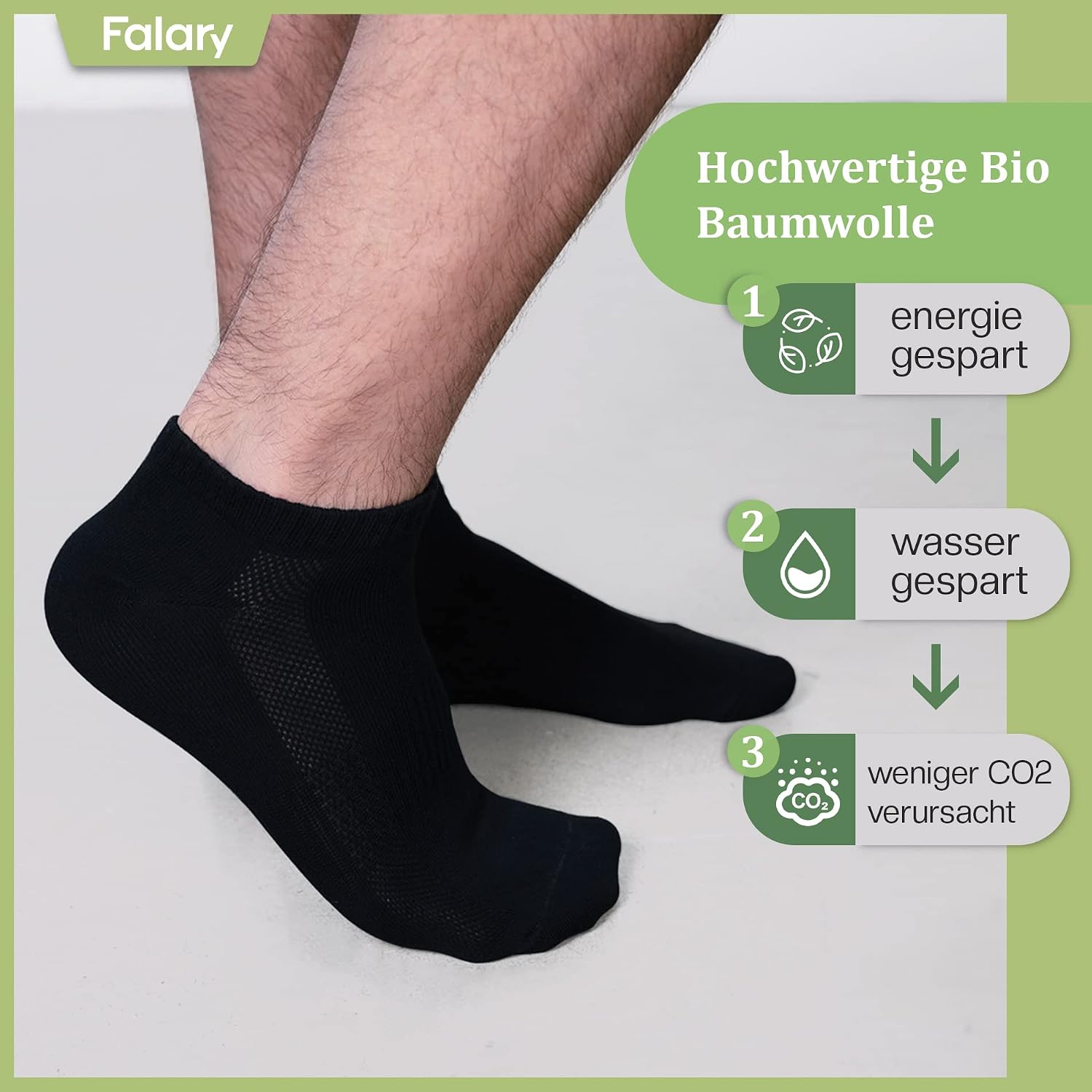 Detalle 2 de FALARY Chaussettes sport 10 paires