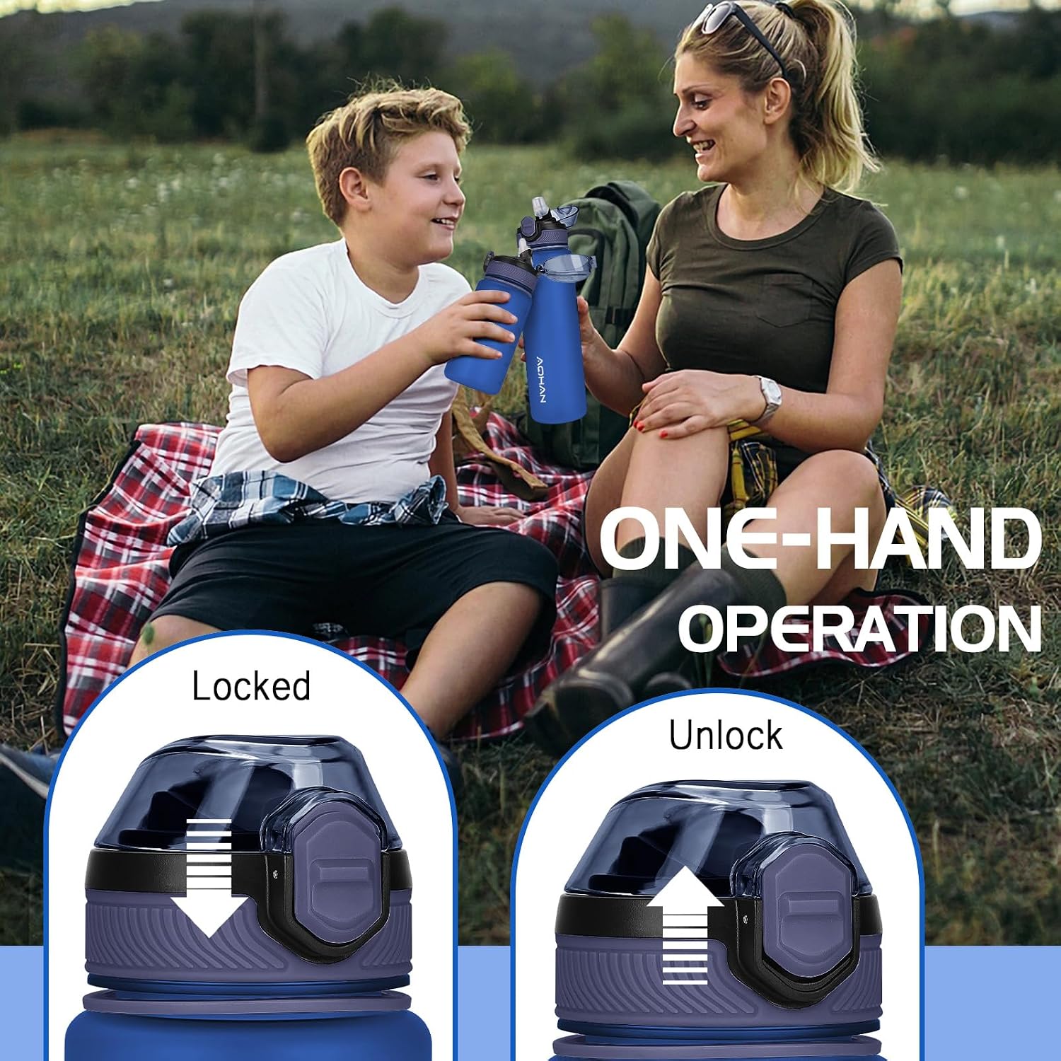 Thumbnail 3 de AOHAN 600ML Water Bottle