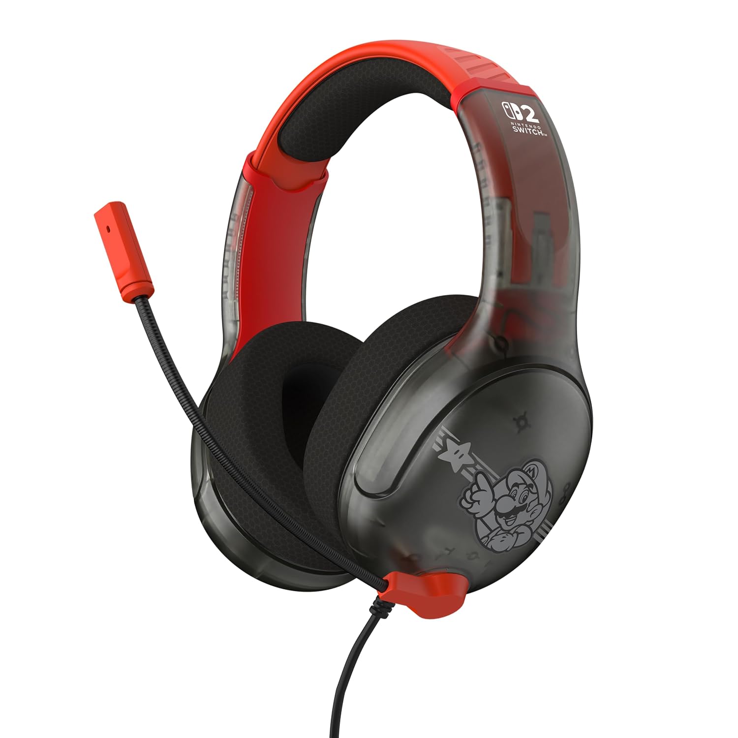 Detalle de Airlite Fit Kabelgebundenes Gaming-Headset – Offiziell lizenziert für Nintendo Switch, leicht und robust