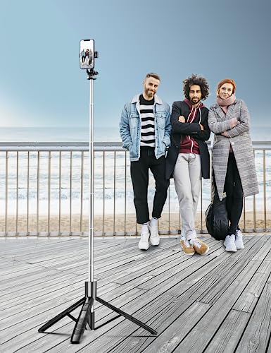Thumbnail 8 de SelfieShow 163,5 cm — Perche à Selfie avec Trépied et Télécommande, Compatible Smartphone