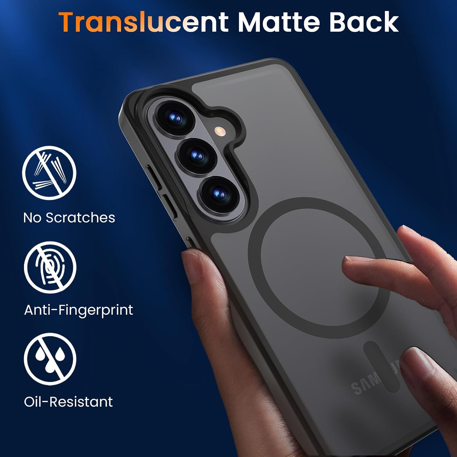 Thumbnail 5 de WRJ Magnetic Matte Case for Galaxy S26+
