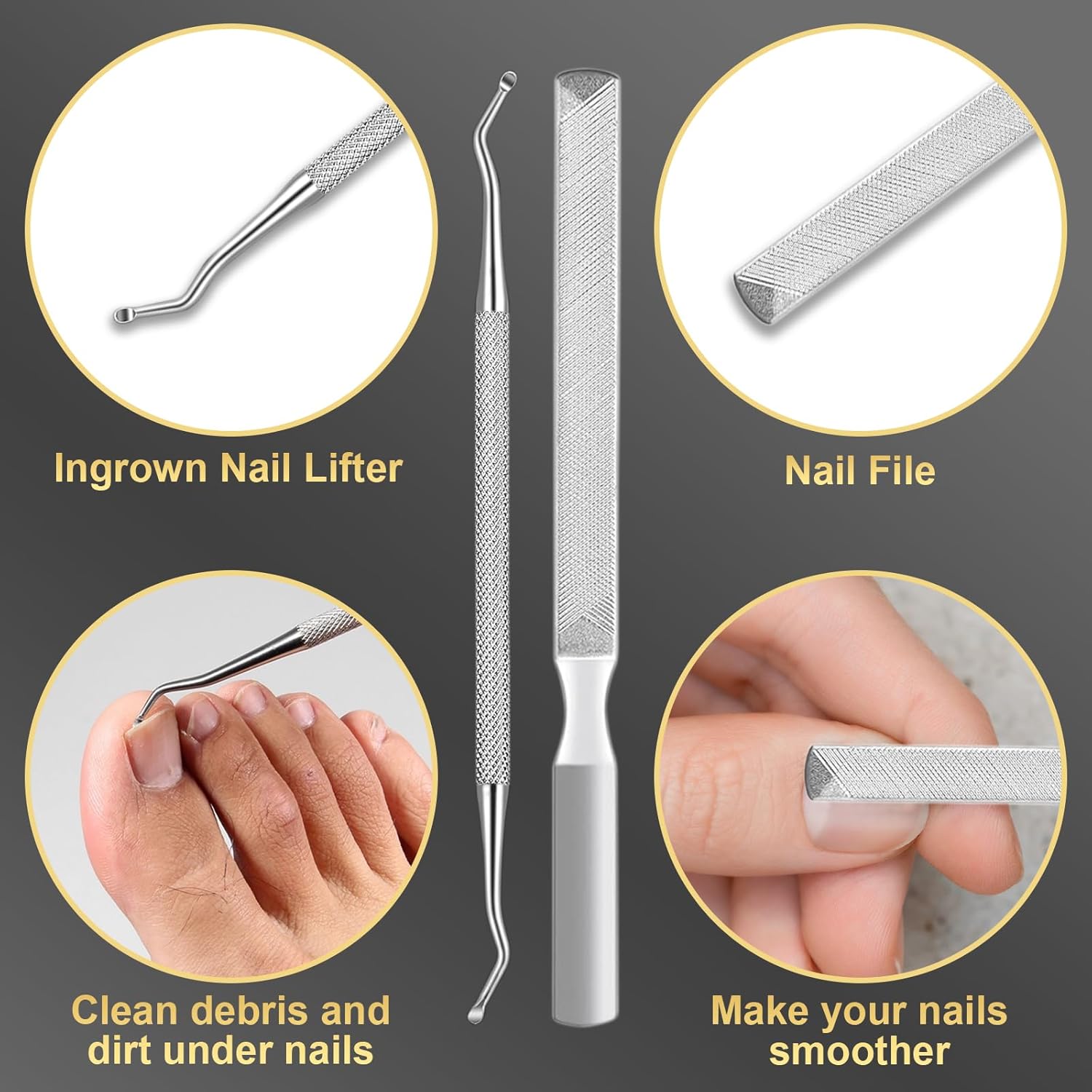 Thumbnail 4 de HEYMKGO Thick Toenail Clippers for Seniors
