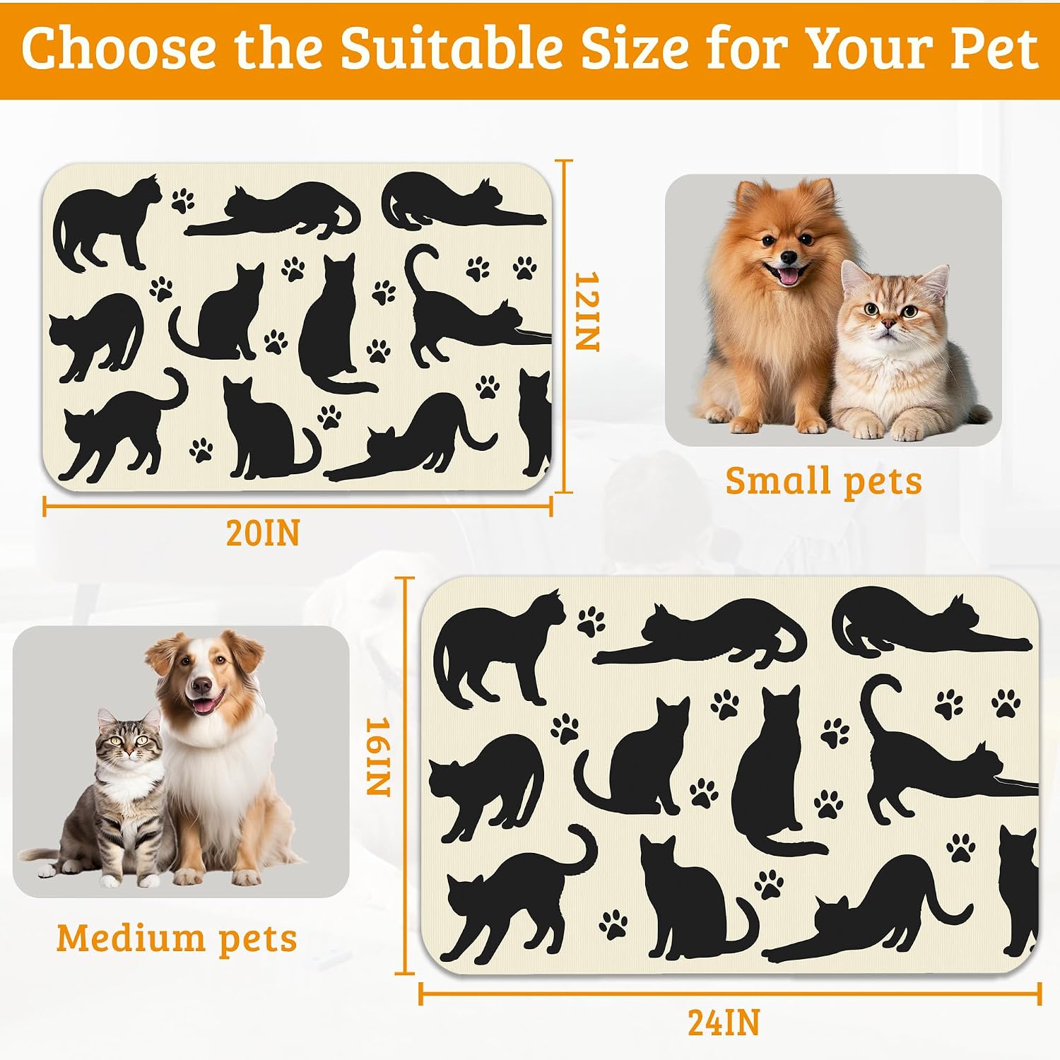 Detalle 2 de Pet Feeding Mat 16" x 24