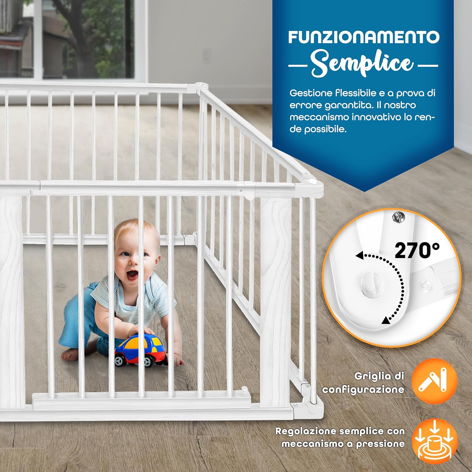 Detalle 2 de KIDUKU XXL Box per Bambini 7,2 m