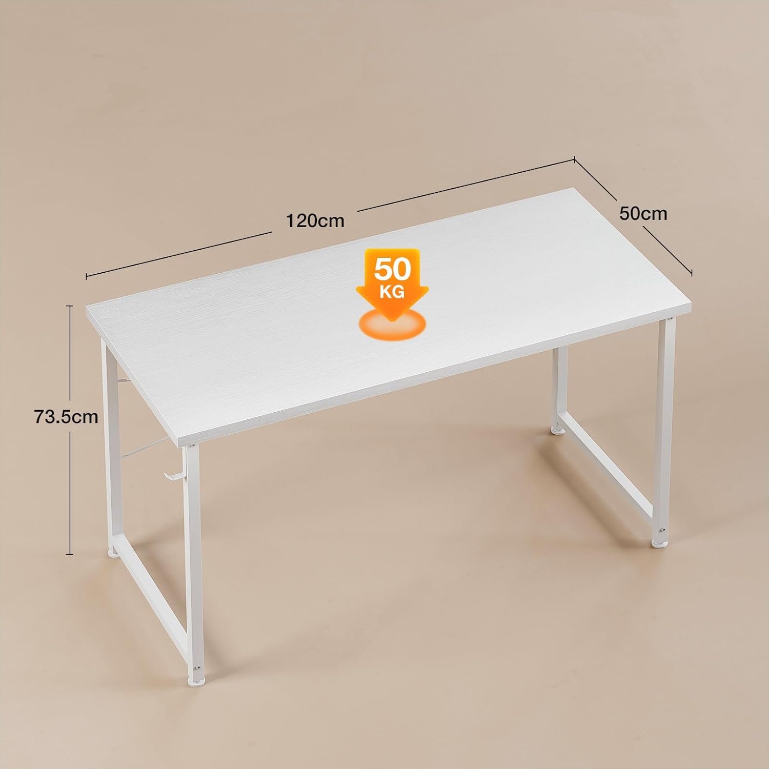 Detalle de ODK 120x48 cm small computer desk