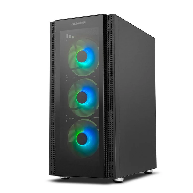 Detalle 2 de Nox Hummer Horus ARGB caja E-ATX con cristal templado