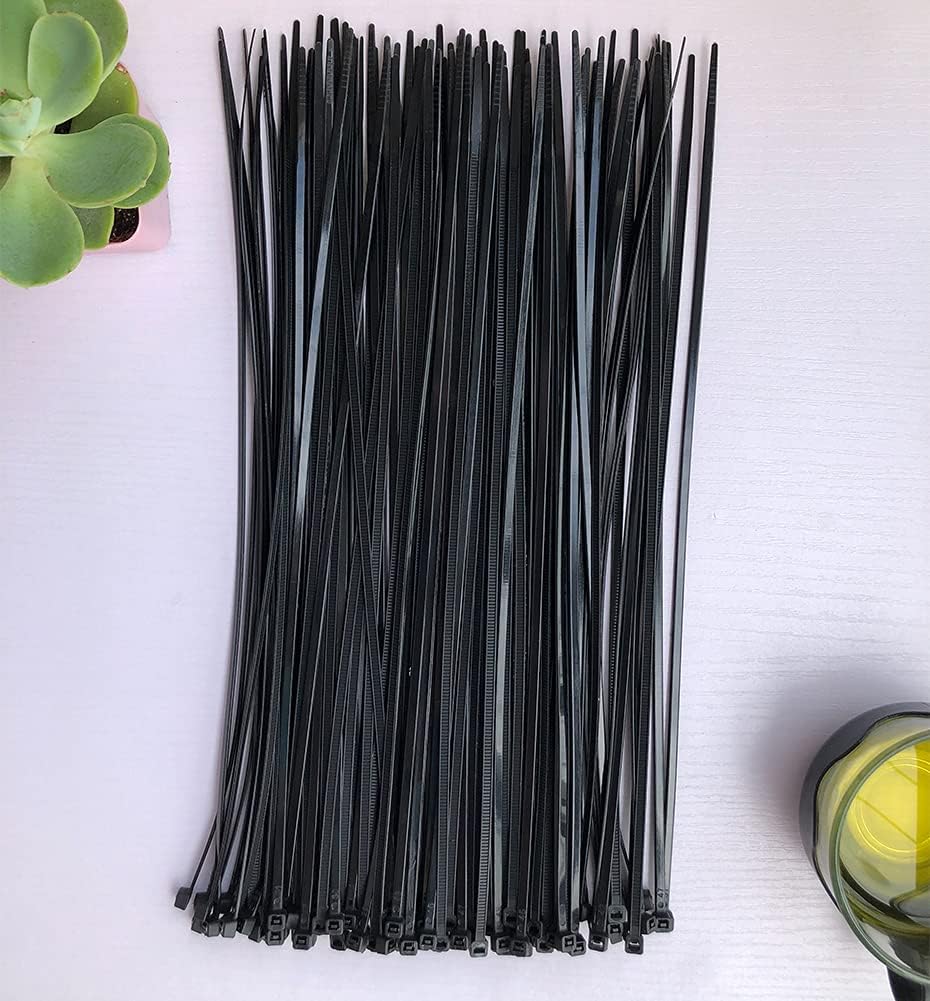 Detalle 2 de Oksdown 300mm Black Cable Ties 100 pack