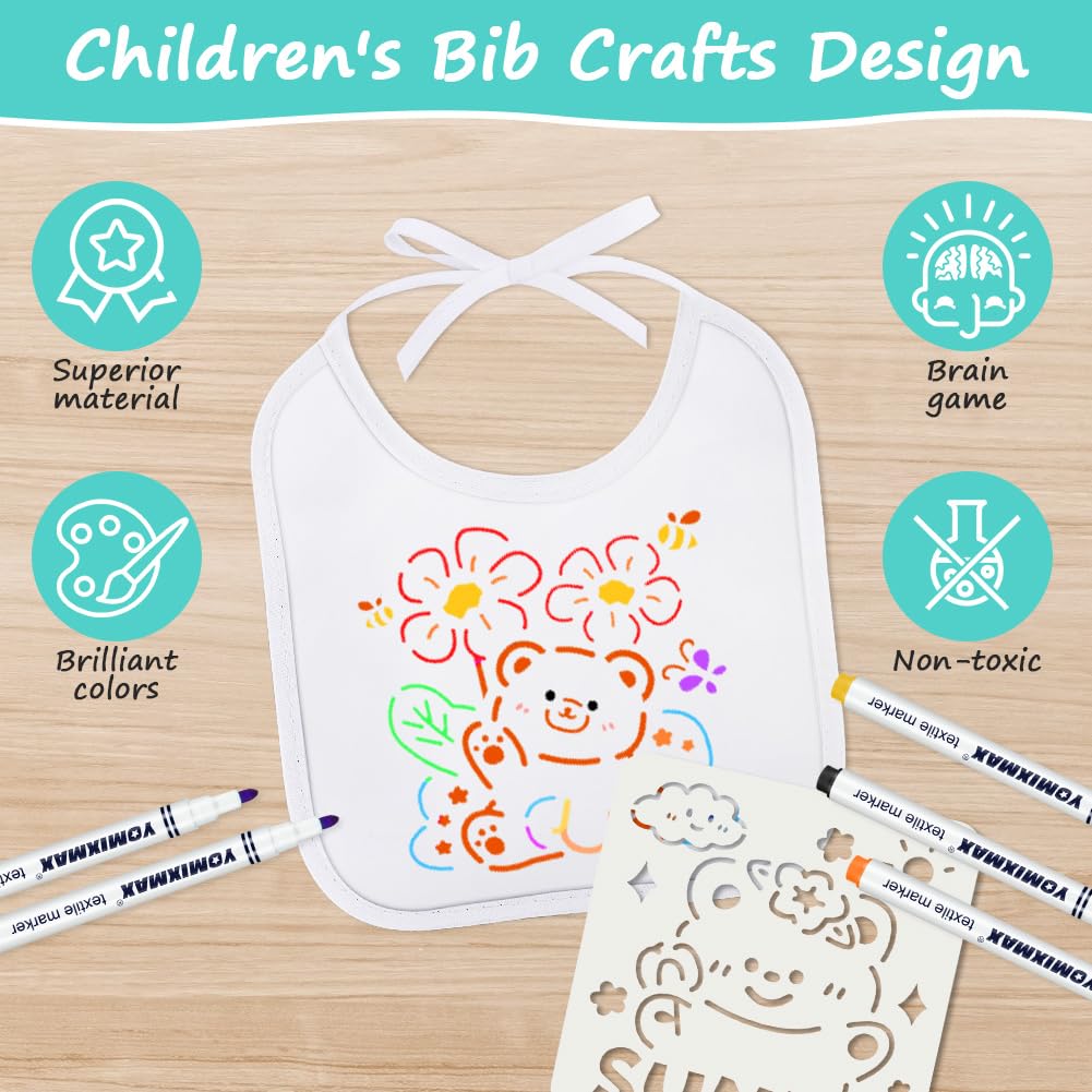 Thumbnail 3 de Aolso Baby Lätzchen 18×18 cm DIY Set 🎨