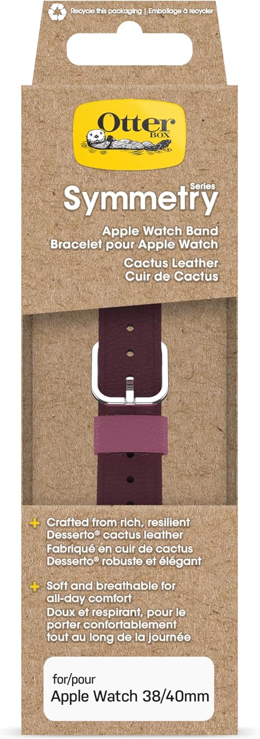 Thumbnail 5 de OtterBox Symmetry Cactus Leather MagSafe Rose pour Apple Watch 44/45/46mm