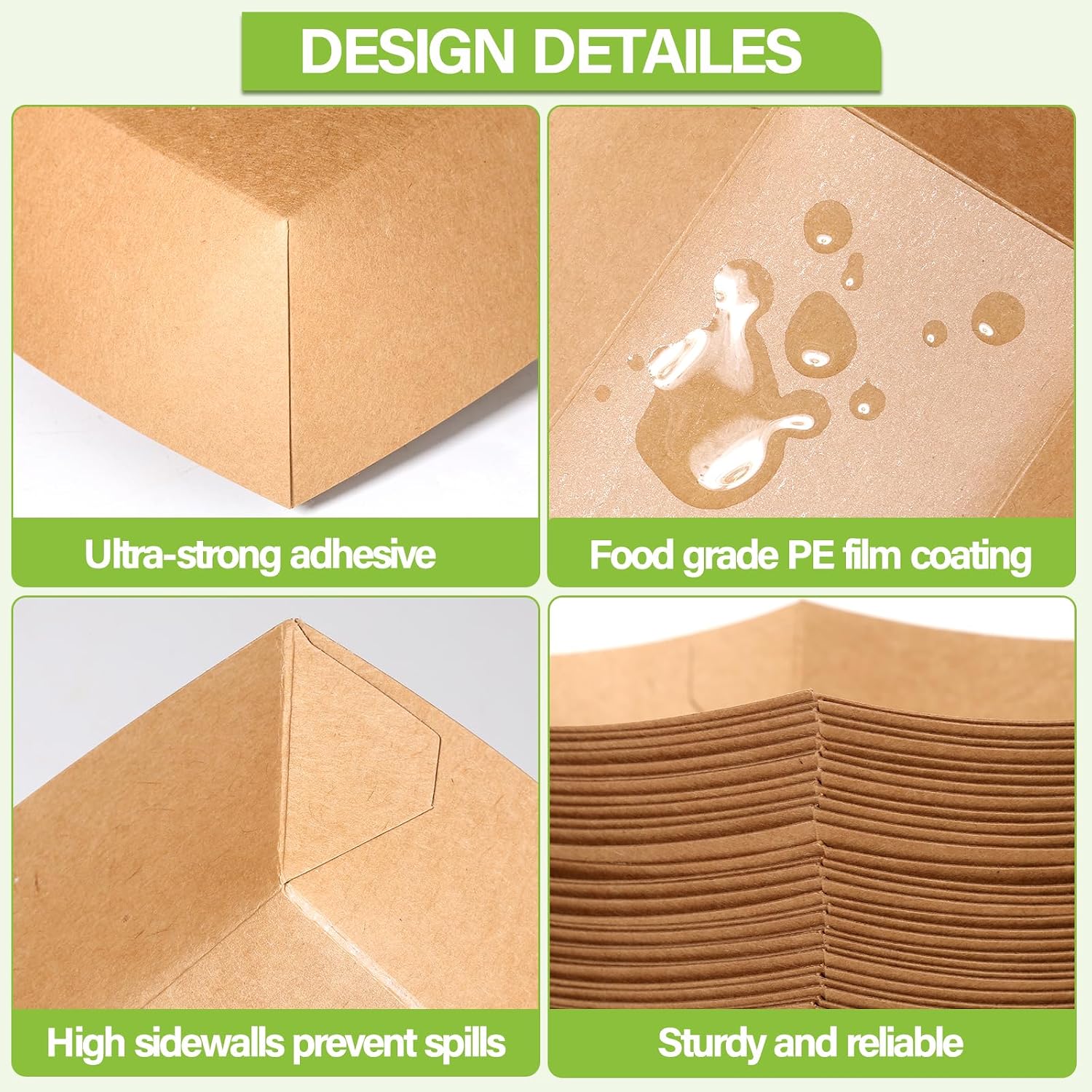 Thumbnail 4 de PULOSPACK Paper Food Boats, 3 lb