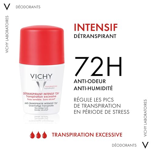 Detalle 2 de Vichy Desodorante Tratamiento Antitranspirante Intensivo 72 horas Roll-on – 50 ml