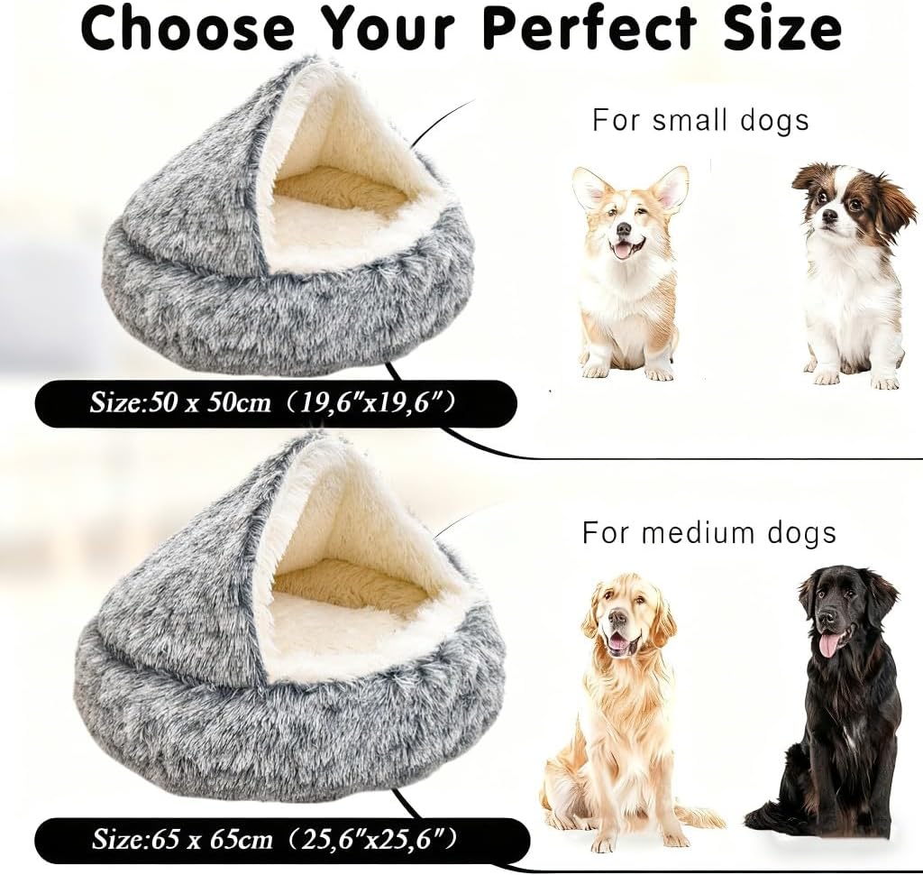 Detalle 2 de SHJOEE Flauschig Haustierbett für Hunde & Katzen