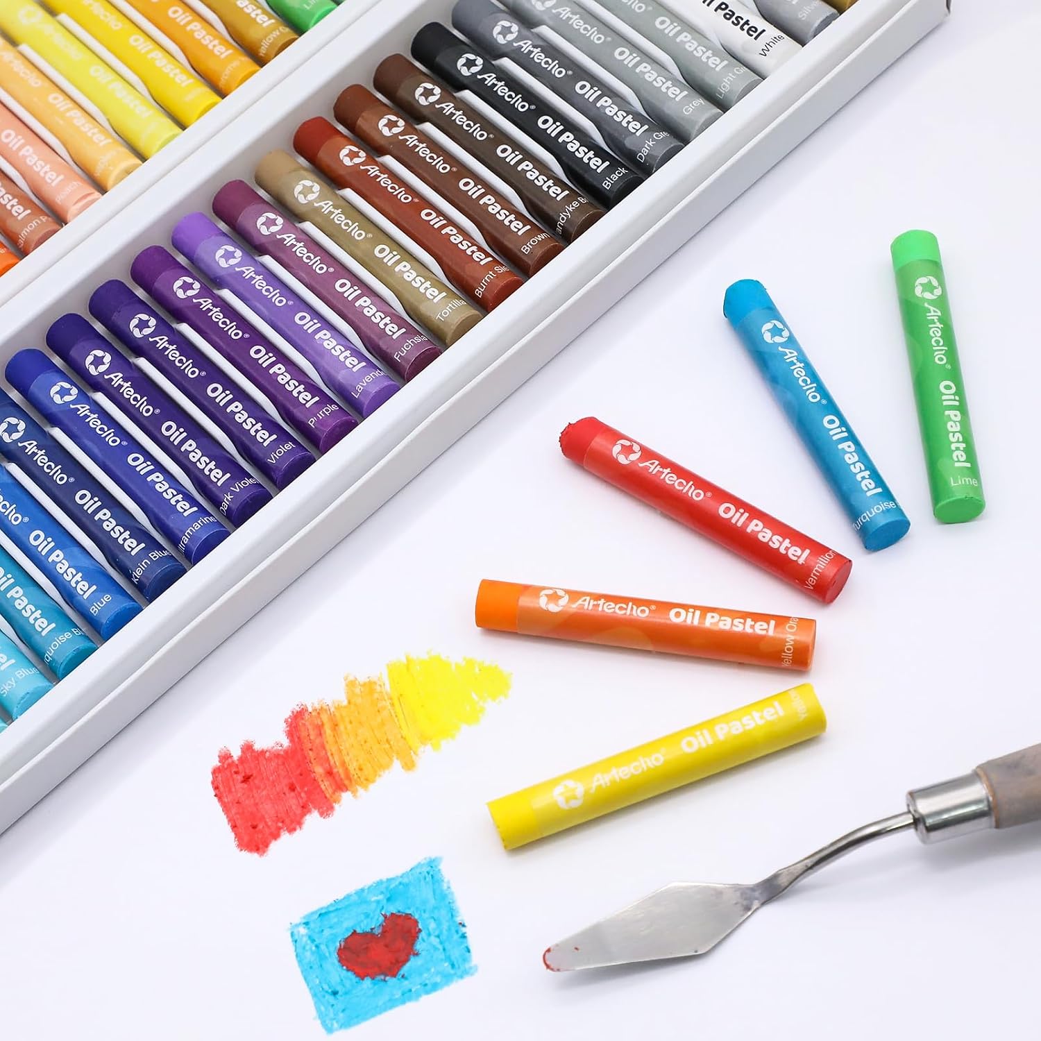 Thumbnail 2 de Artecho Oil Pastels 120-Color Set