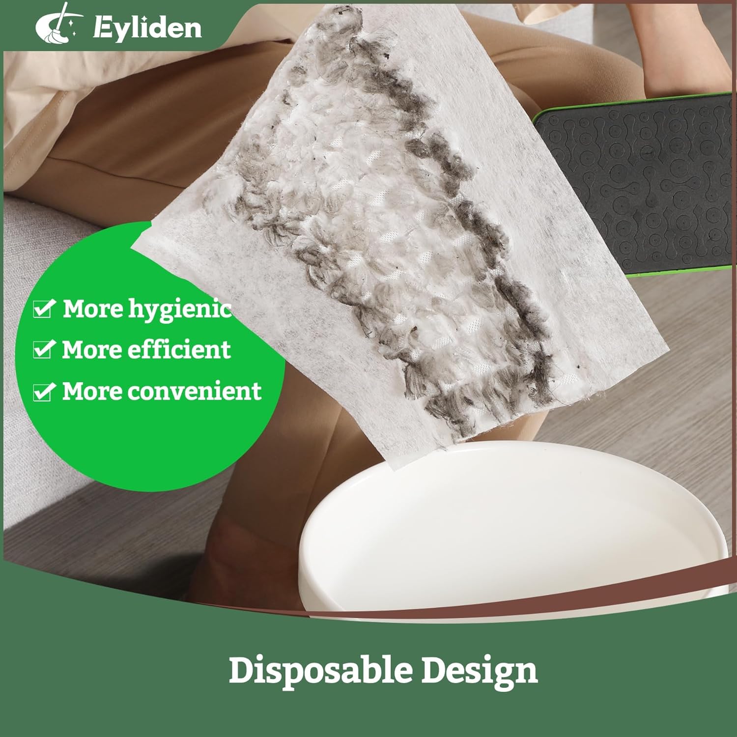 Detalle 2 de Eyliden Sweeper Mop Starter Kit with 36 Refills