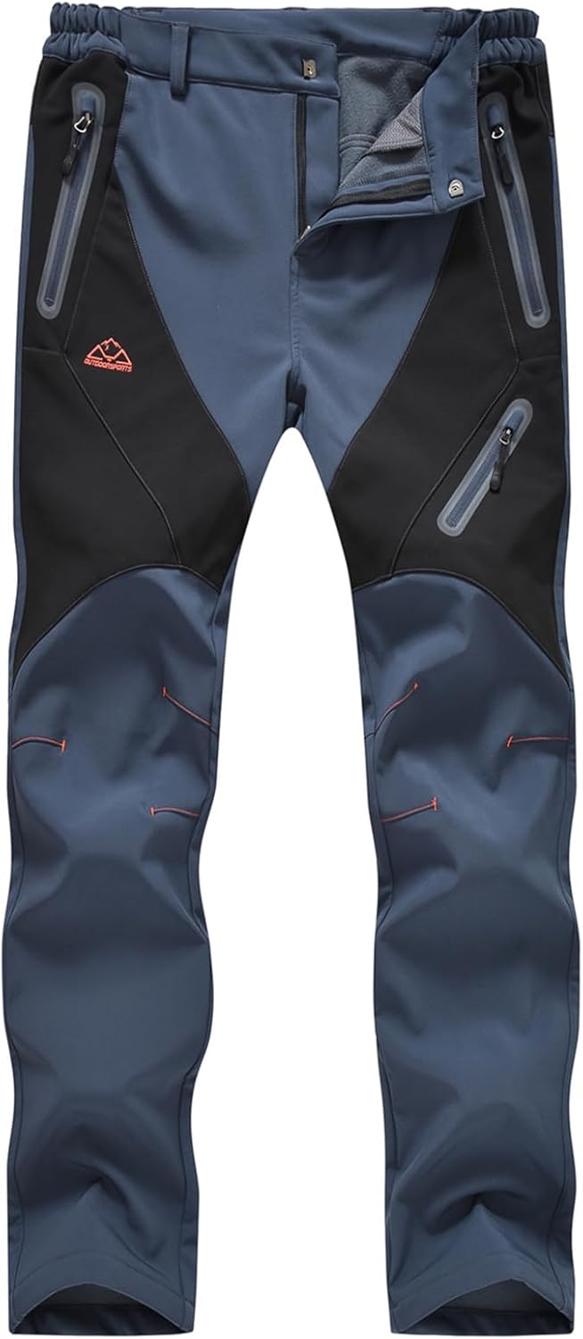 Detalle de Rdruko Women's Insulated Ski Pants, Waterproof, Windproof and Fleece-Lined